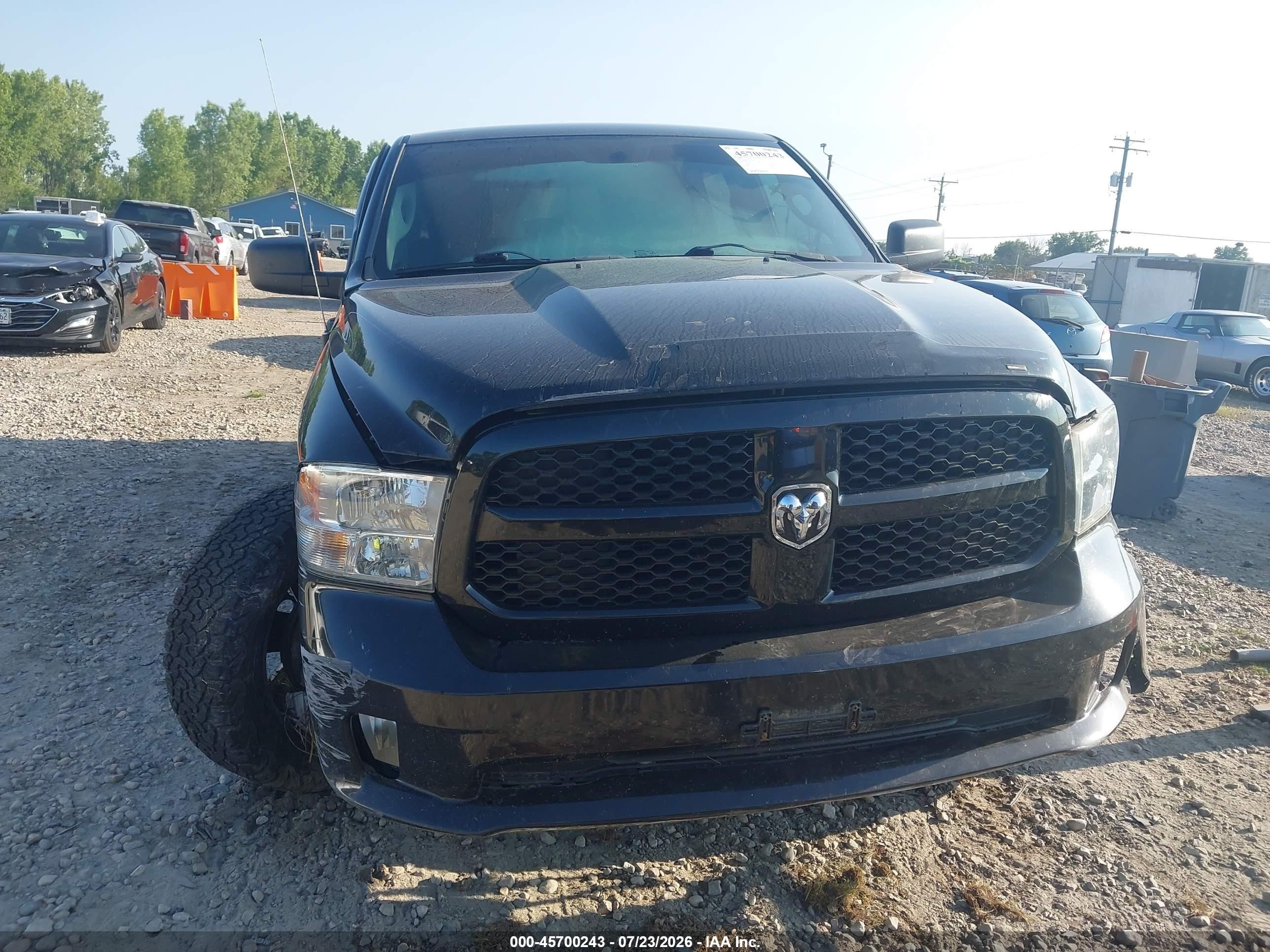 2015 Ram 1500 Express Black vin: 1C6RR7KG7FS618131