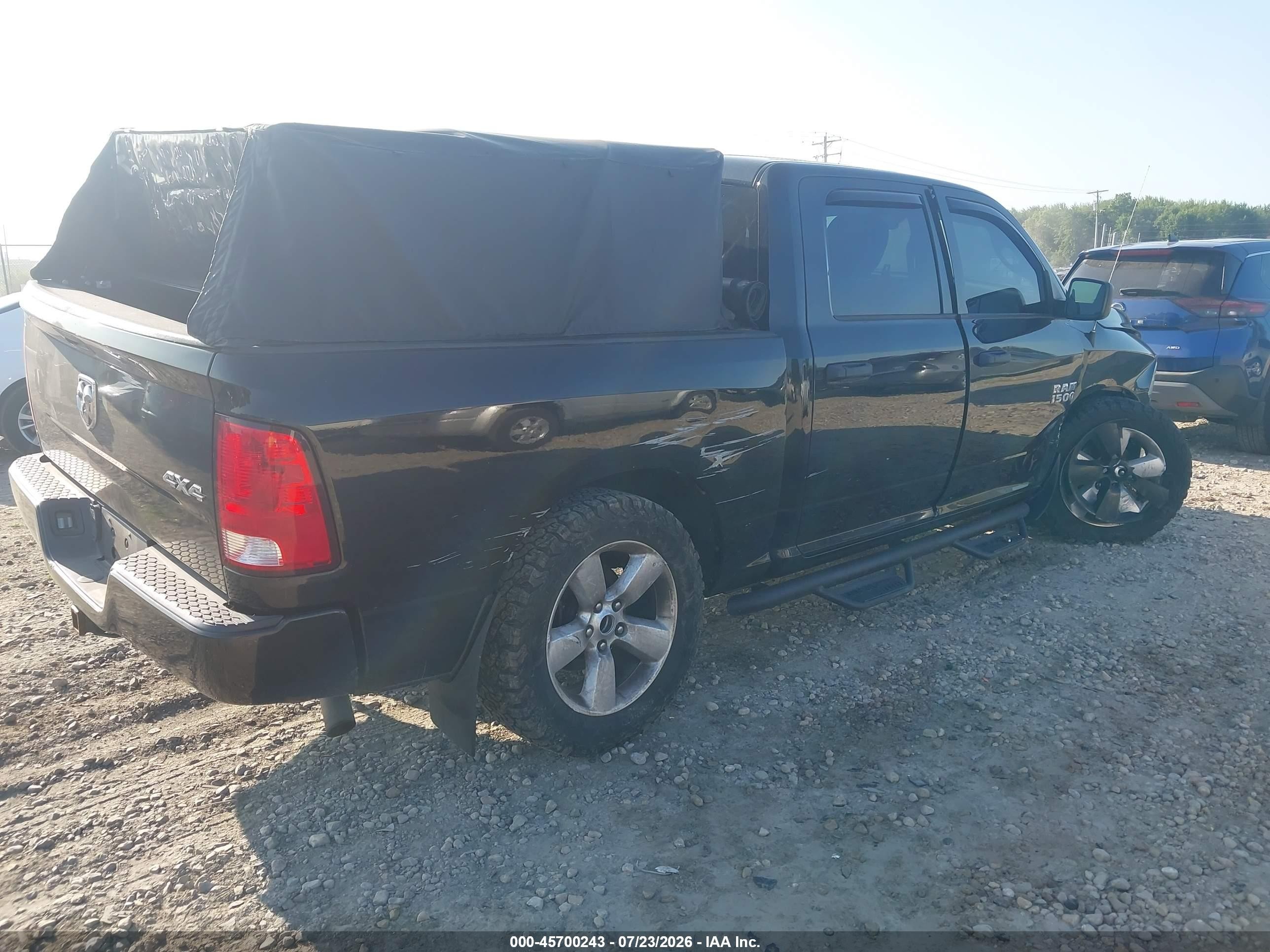 2015 Ram 1500 Express Black vin: 1C6RR7KG7FS618131
