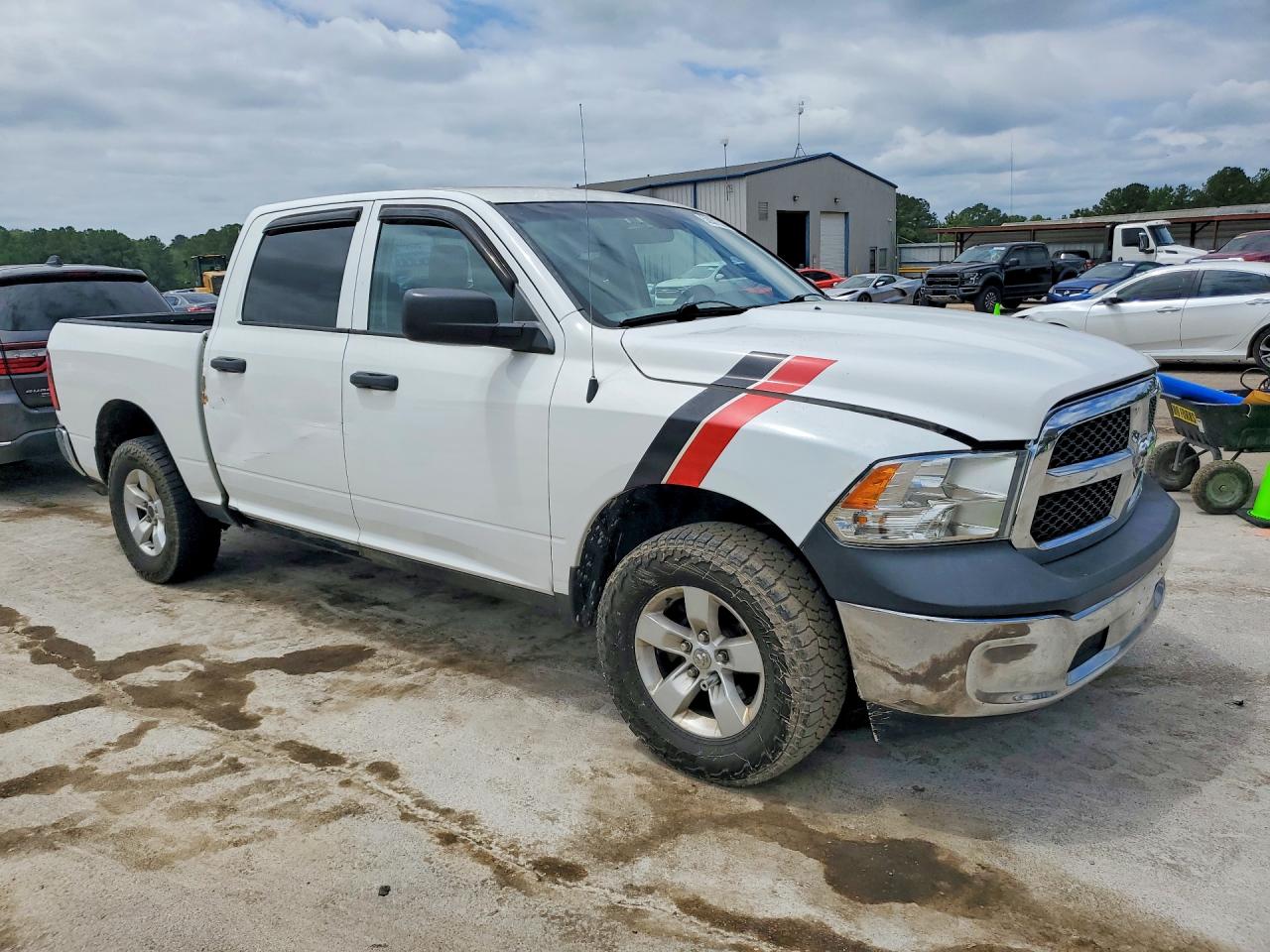 2015 Ram 1500 St White vin: 1C6RR7KG9FS575394