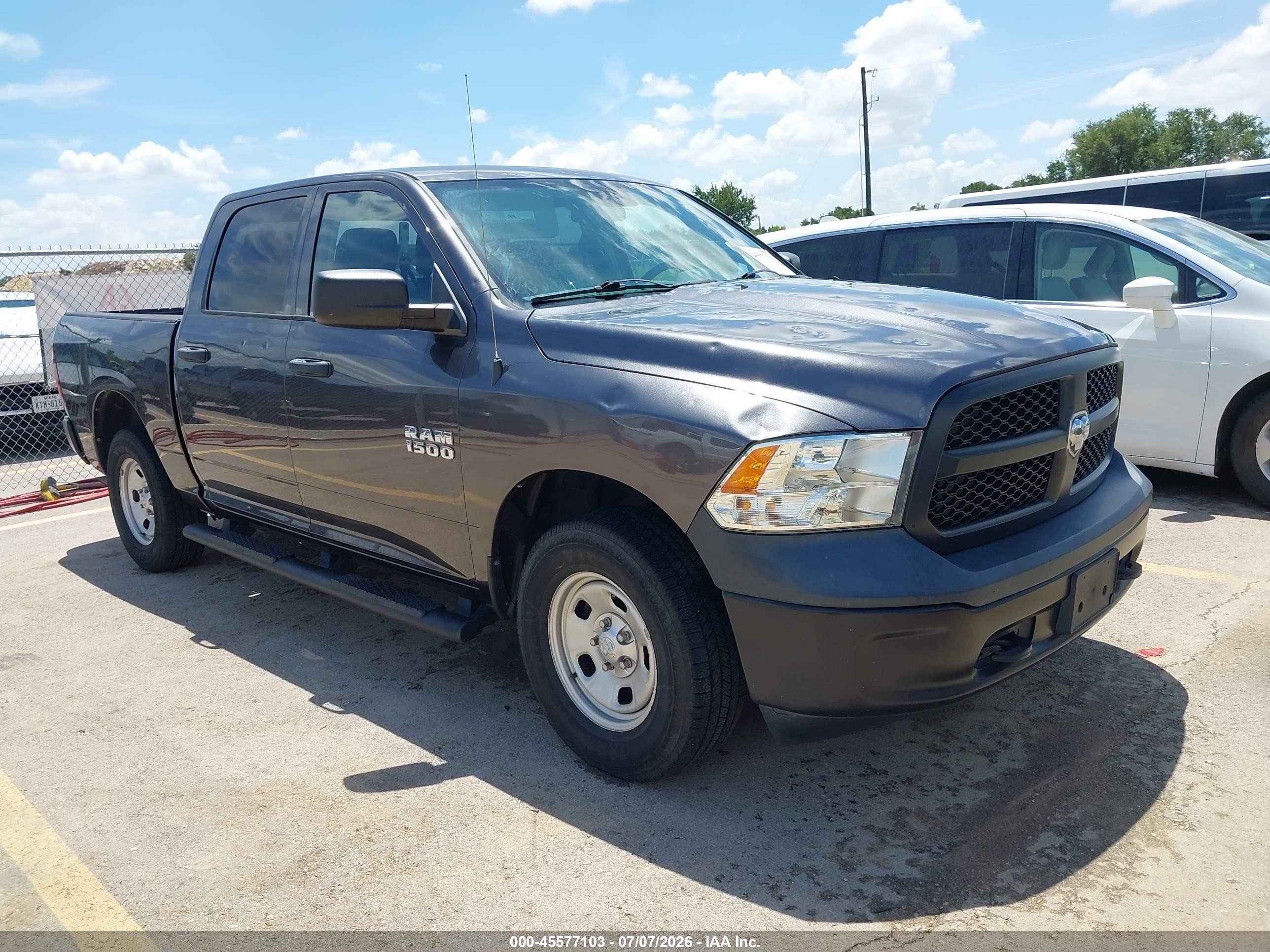 2015 Ram 1500 Tradesman Gray vin: 1C6RR7KG9FS789561