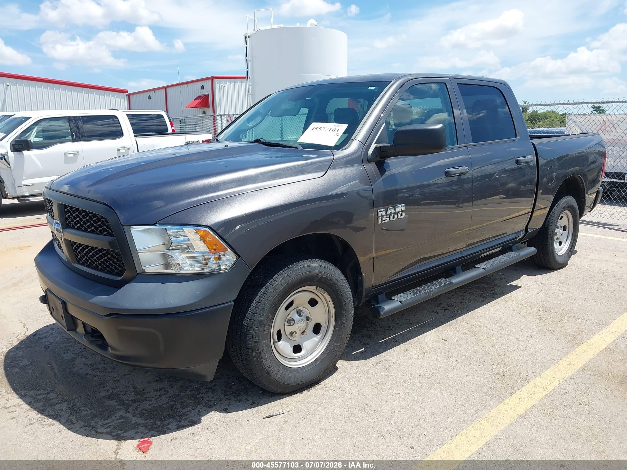 2015 Ram 1500 Tradesman Gray vin: 1C6RR7KG9FS789561