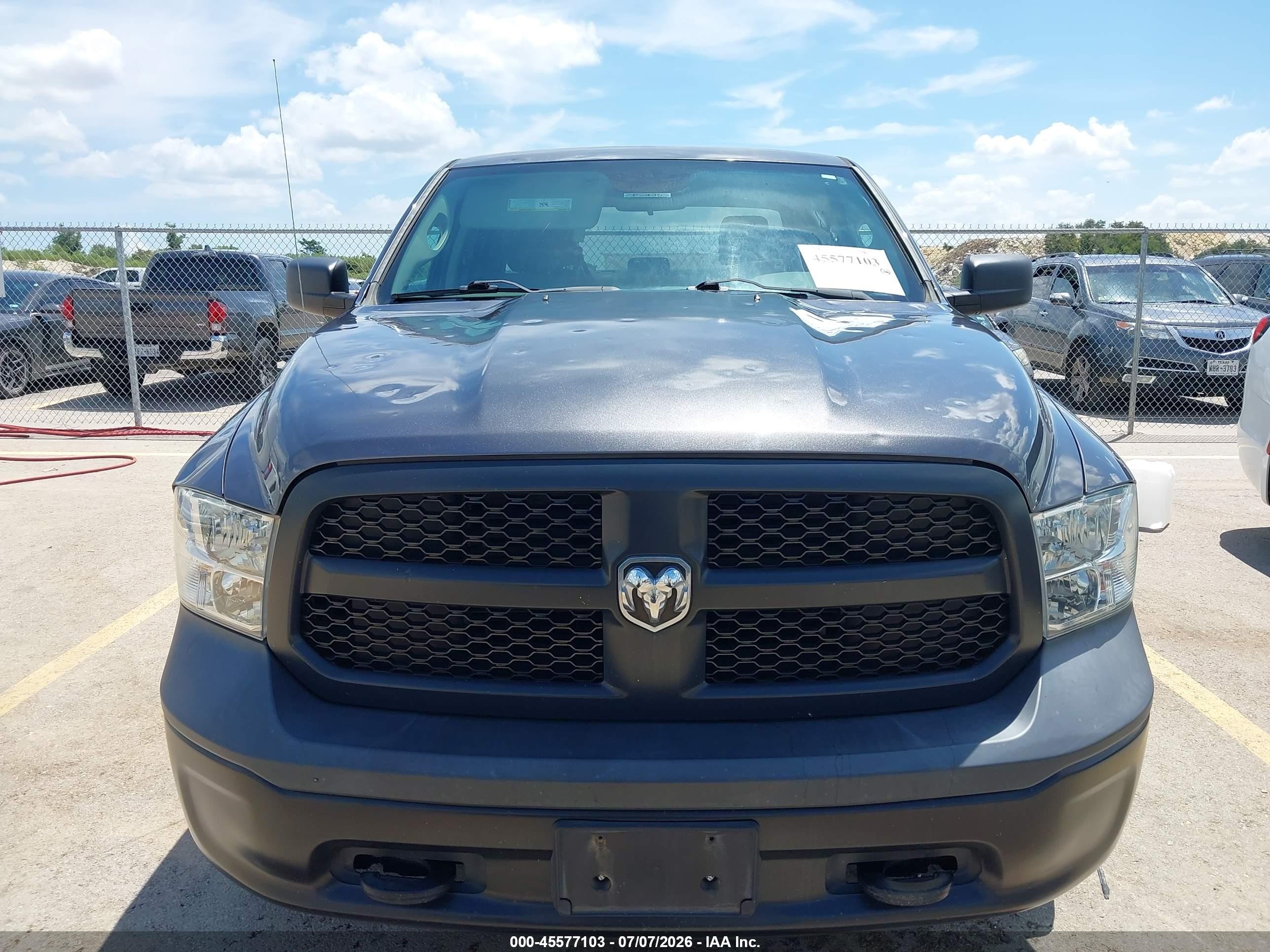 2015 Ram 1500 Tradesman Gray vin: 1C6RR7KG9FS789561