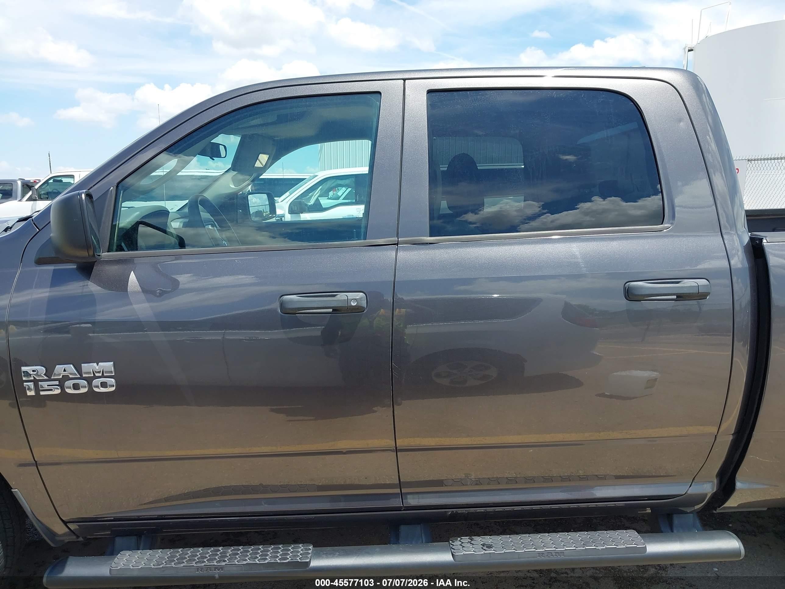 2015 Ram 1500 Tradesman Gray vin: 1C6RR7KG9FS789561