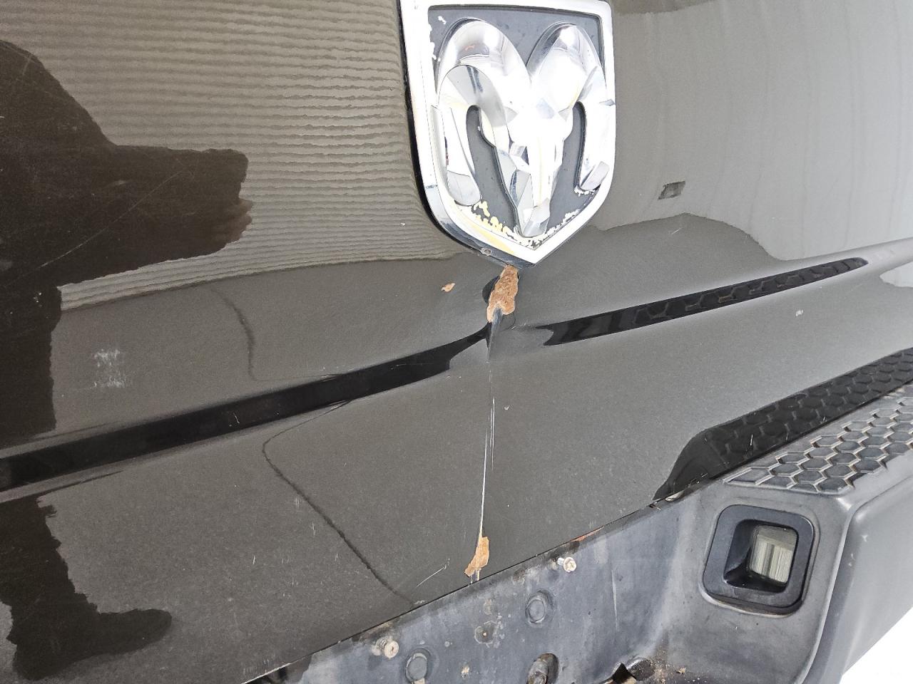 2013 Ram 1500 St Brown vin: 1C6RR7KGXDS666574 Damage: Tailgate, Dent(S) W/ Paint Dmg, 2 To 3 Inches