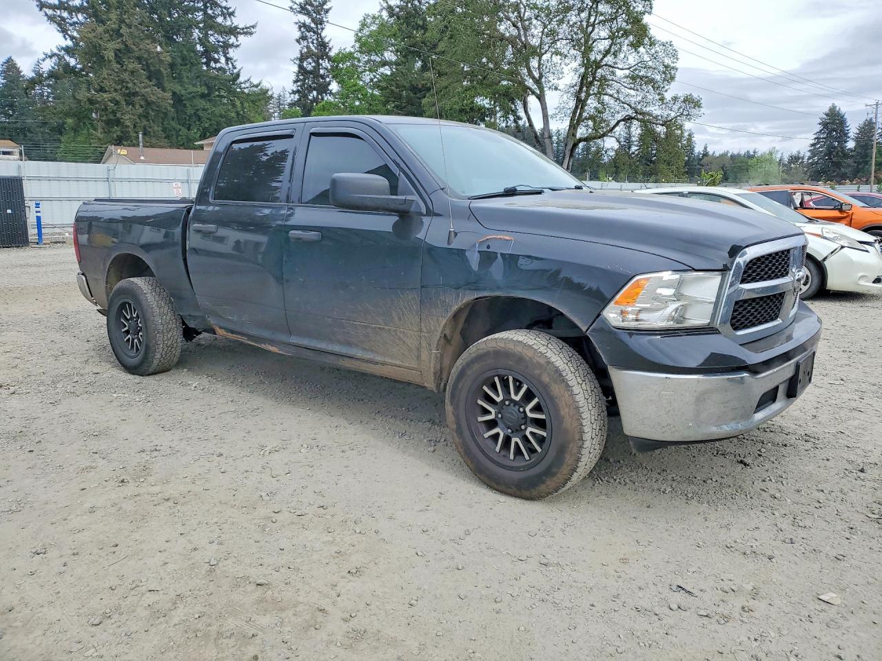 2015 Ram 1500 St Черный vin: 1C6RR7KGXFS706171