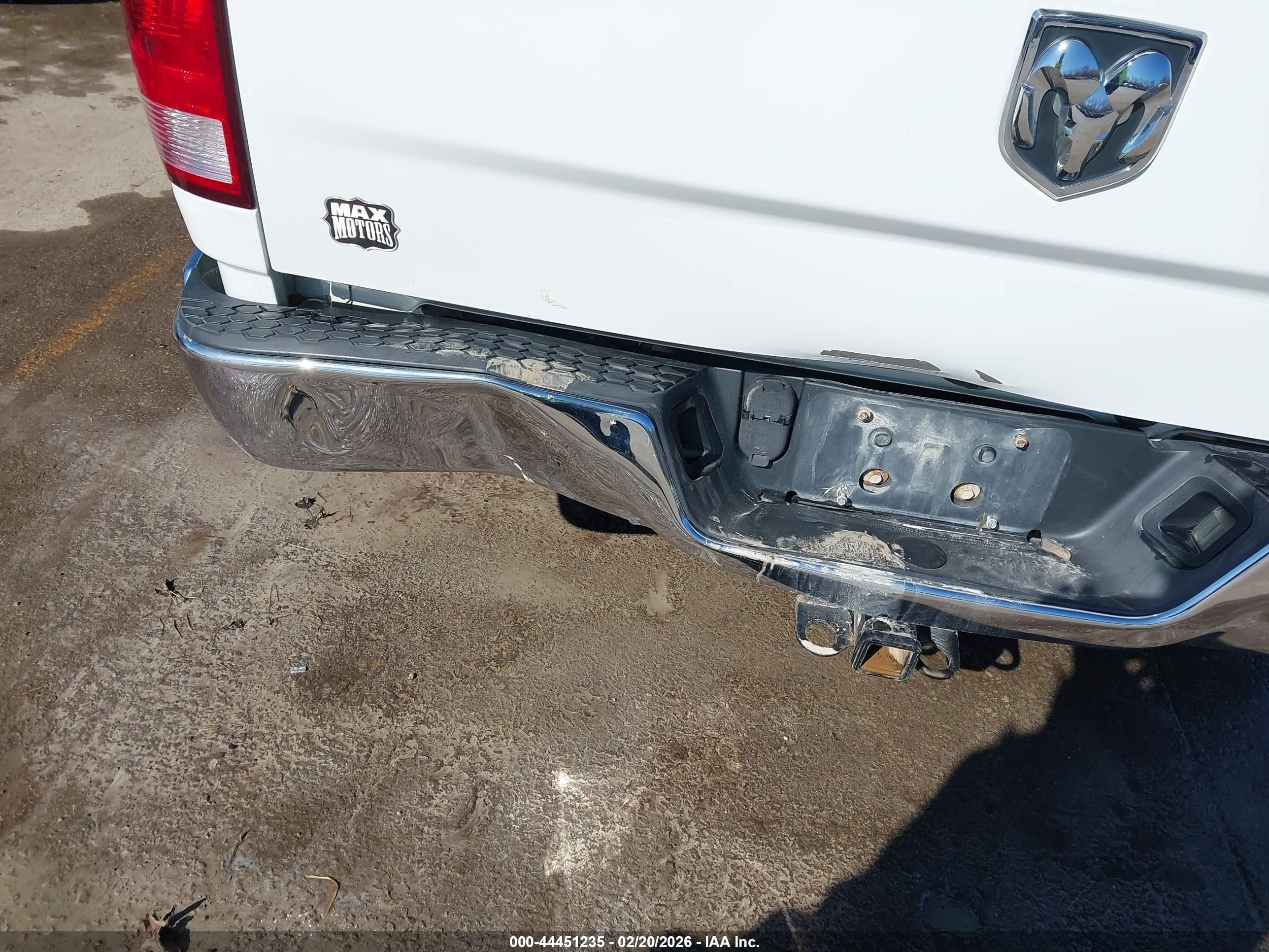 2015 Ram 1500 Tradesman White vin: 1C6RR7KM0FS662008