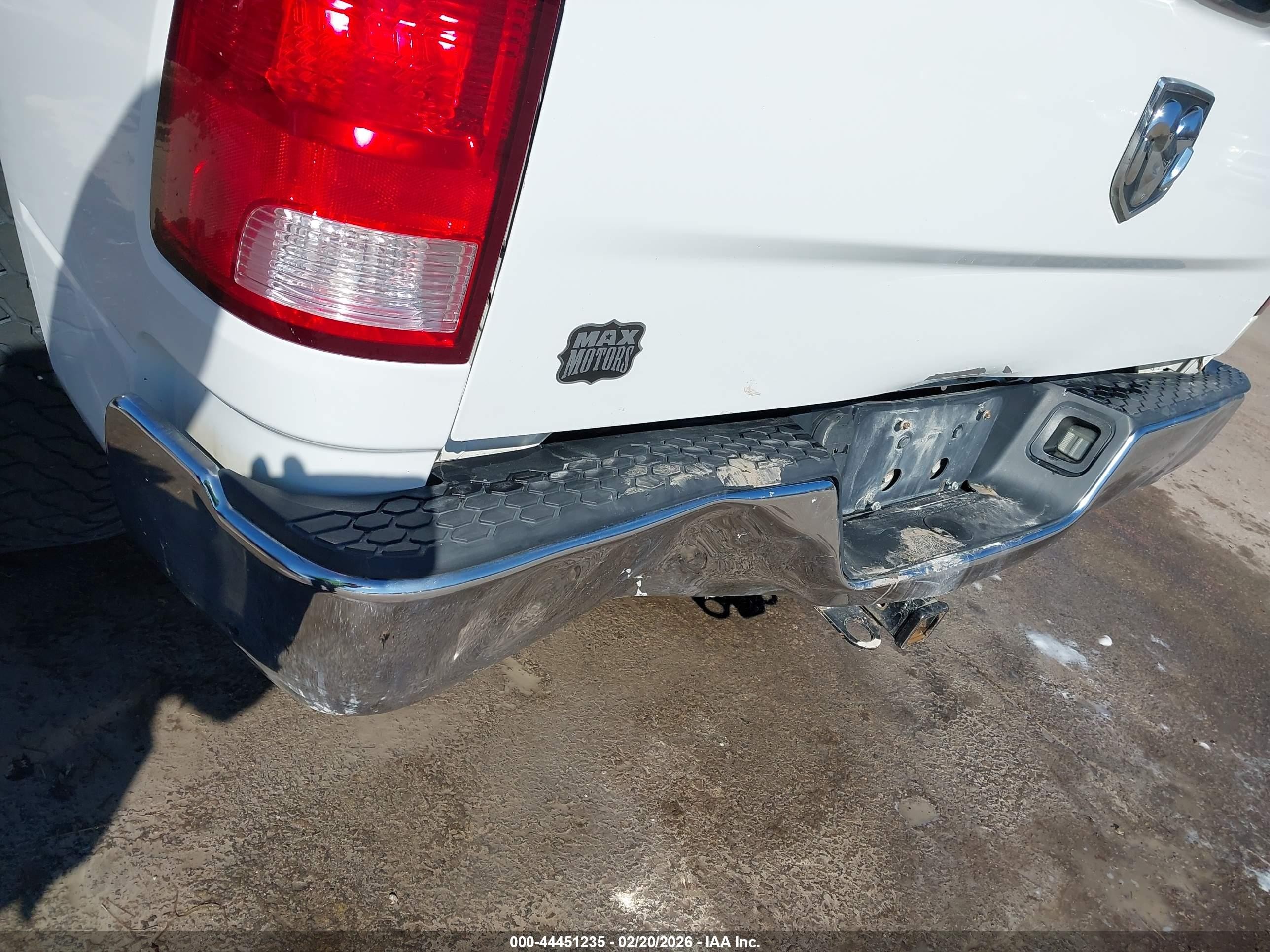 2015 Ram 1500 Tradesman White vin: 1C6RR7KM0FS662008