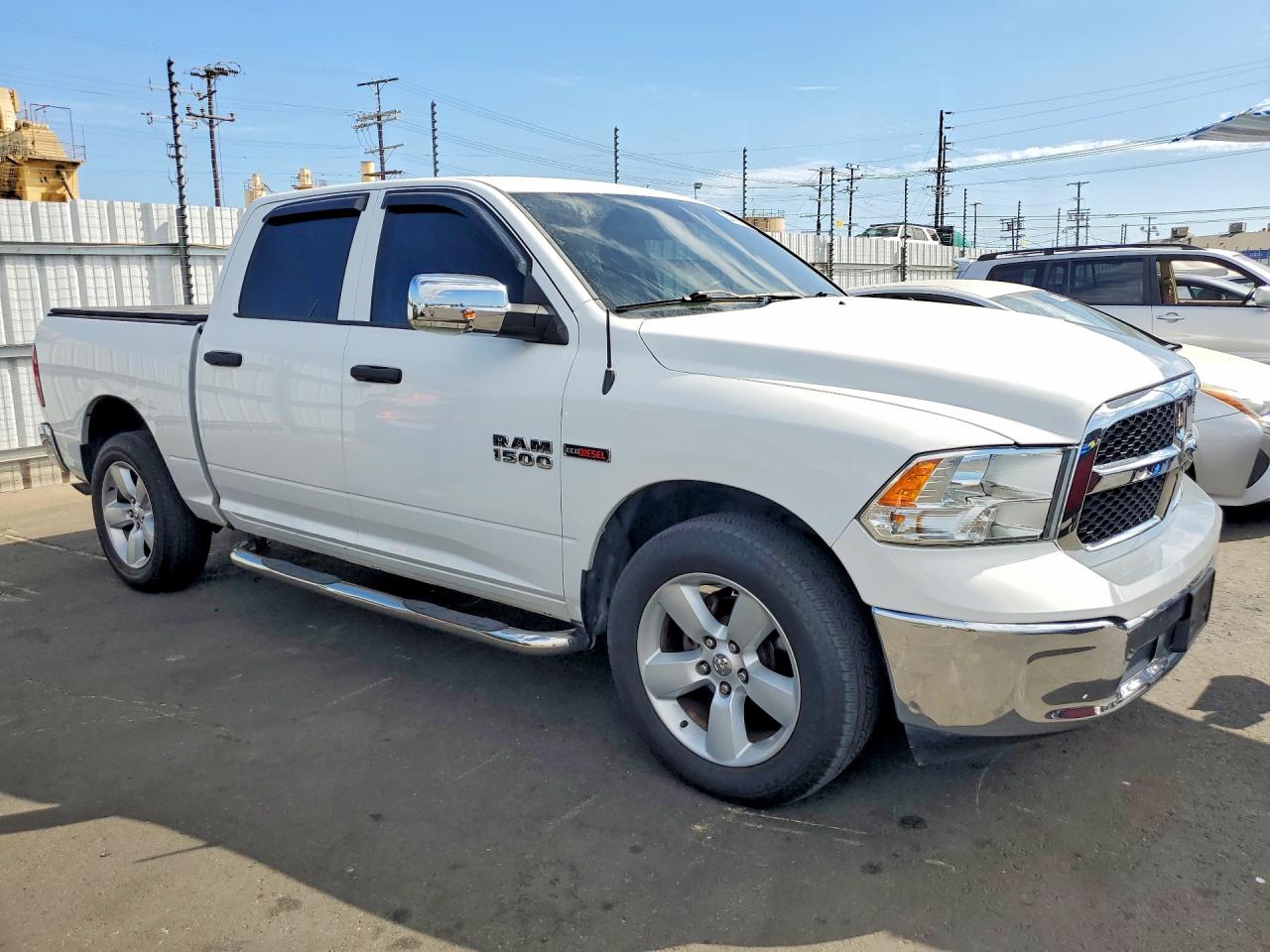 2015 Ram 1500 St White vin: 1C6RR7KM9FS761250