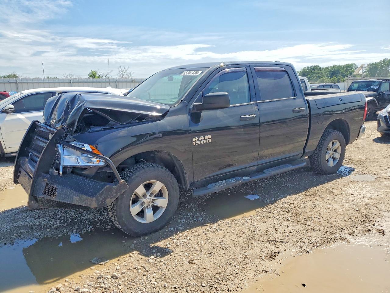 2013 Ram 1500 St Черный vin: 1C6RR7KP1DS532133