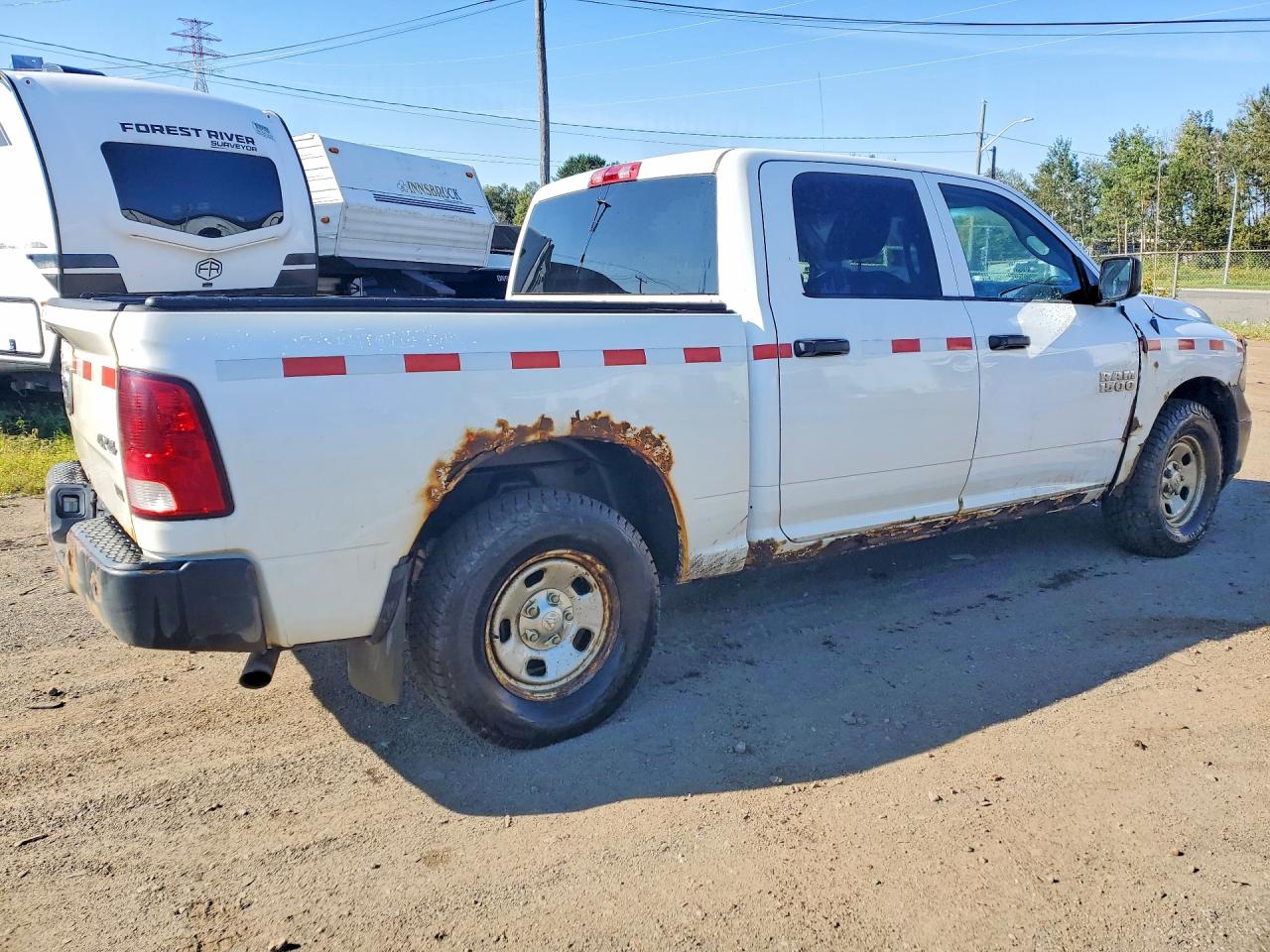 2013 Ram 1500 St Белый vin: 1C6RR7KP2DS632192
