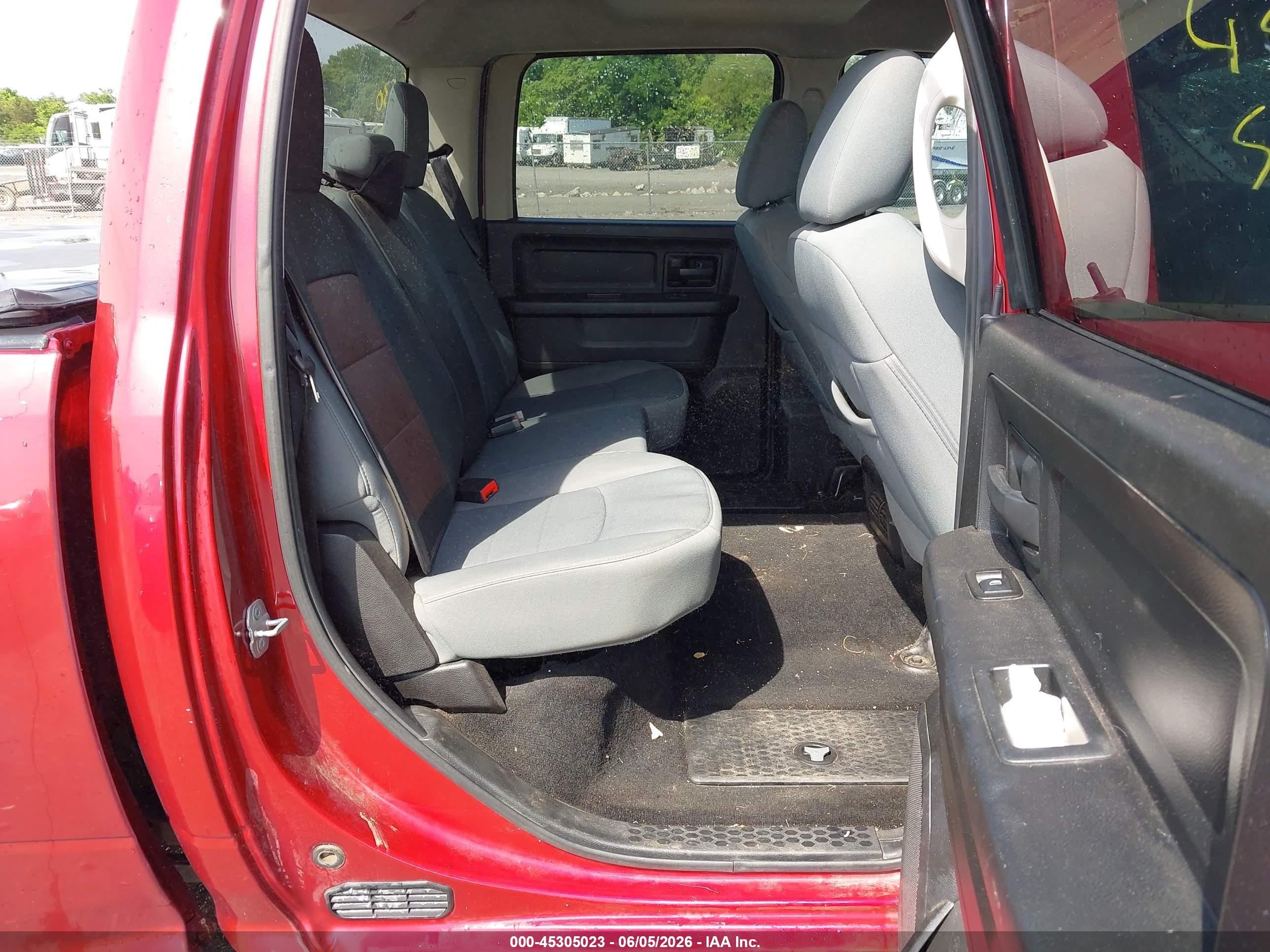 2014 Ram 1500 Express Red vin: 1C6RR7KT0ES106254