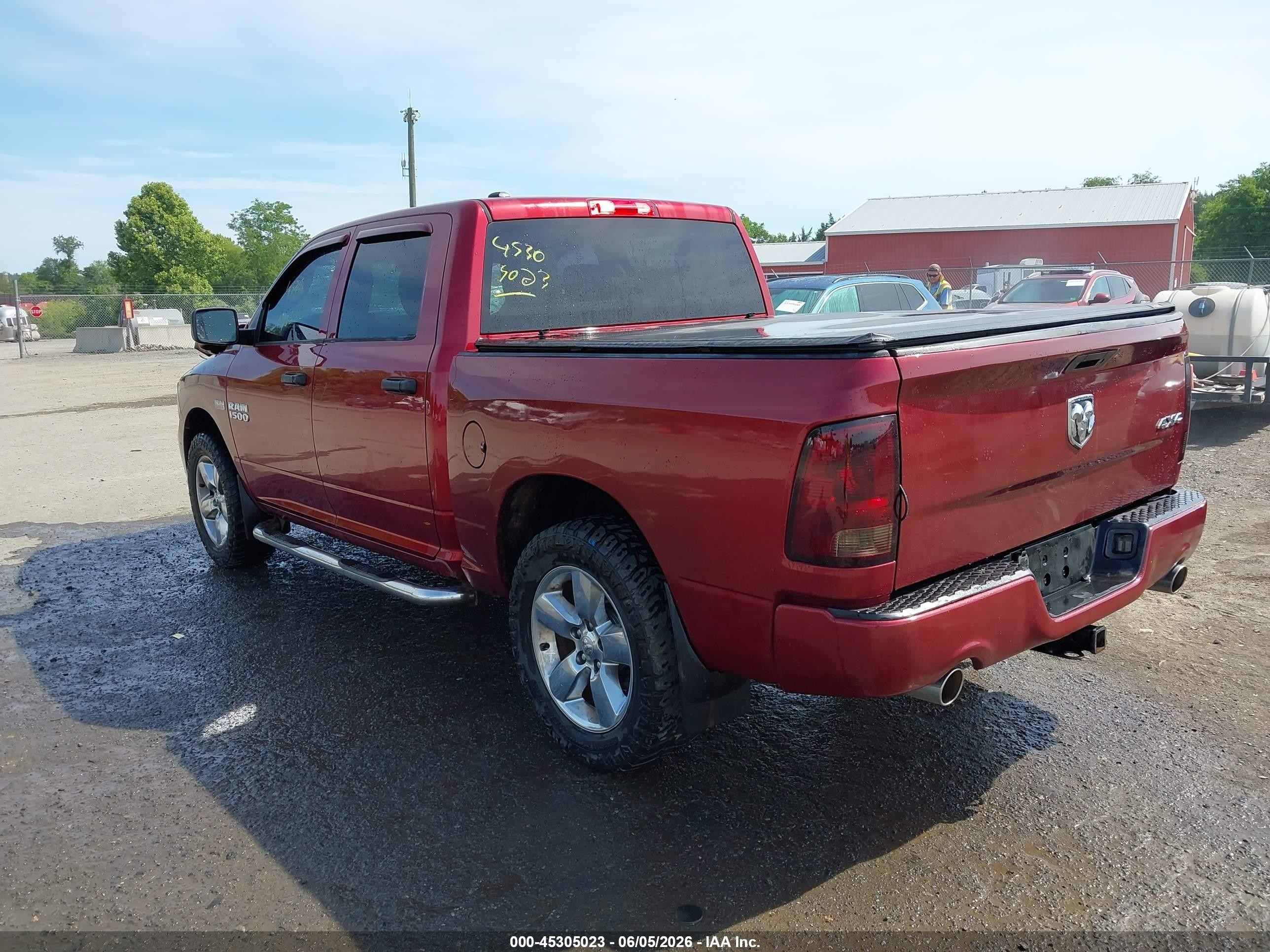 2014 Ram 1500 Express Red vin: 1C6RR7KT0ES106254
