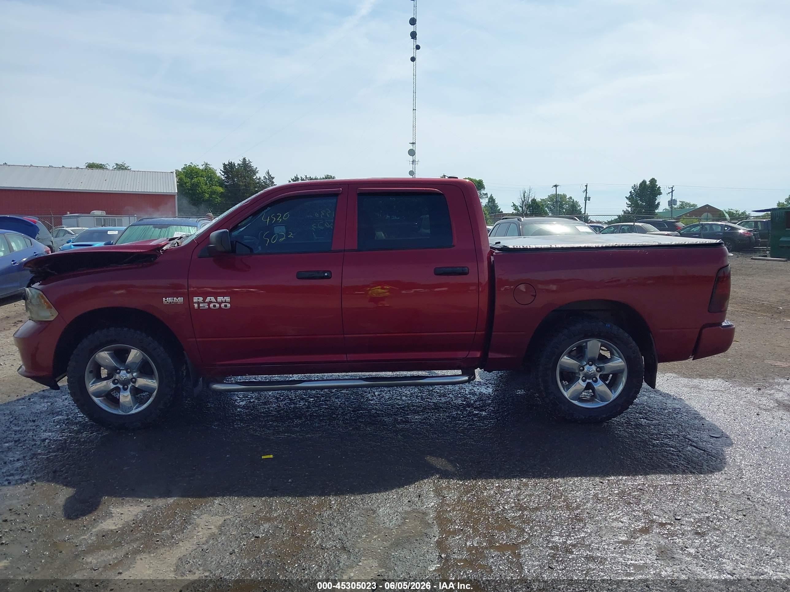 2014 Ram 1500 Express Red vin: 1C6RR7KT0ES106254