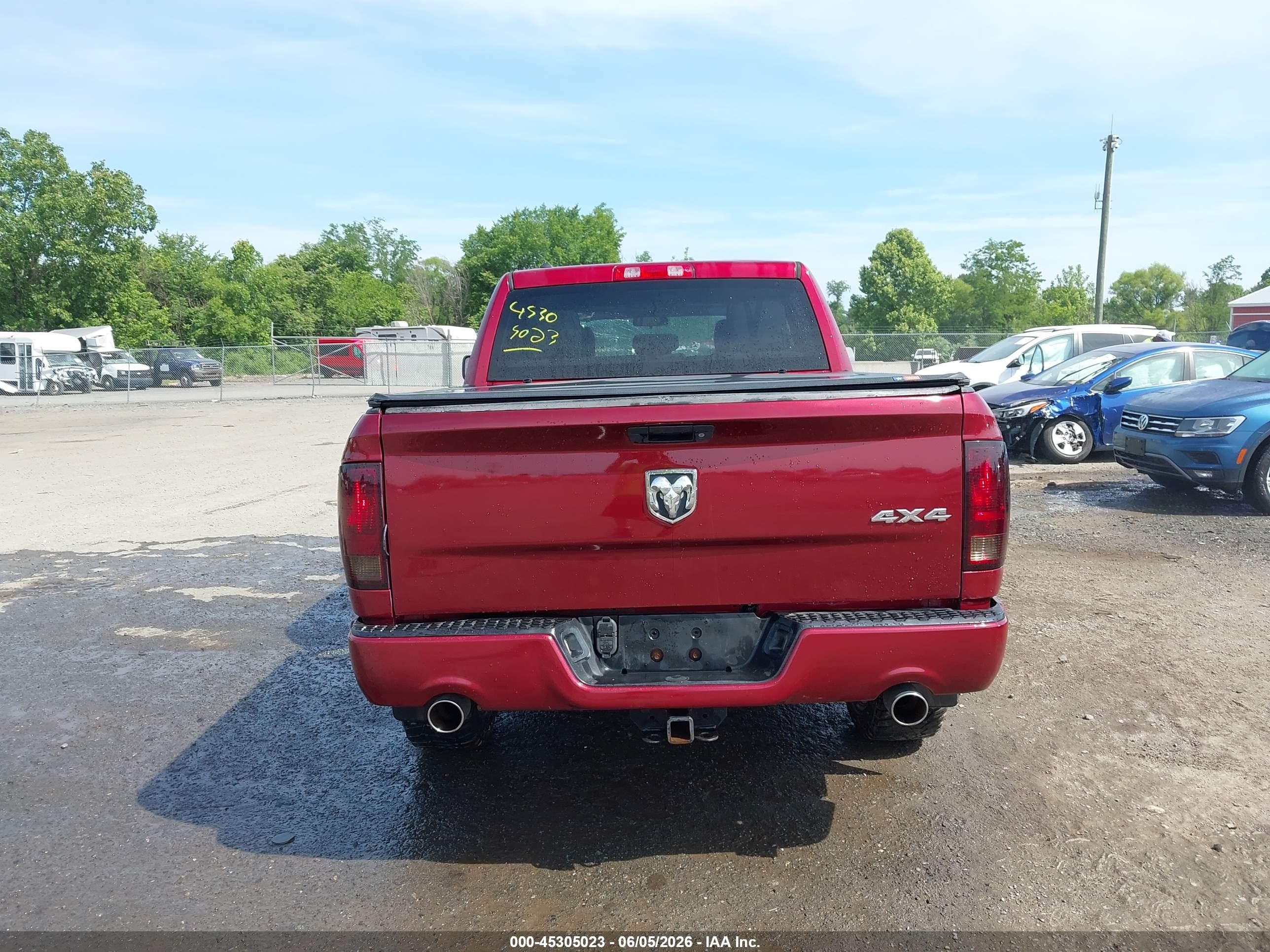 2014 Ram 1500 Express Red vin: 1C6RR7KT0ES106254
