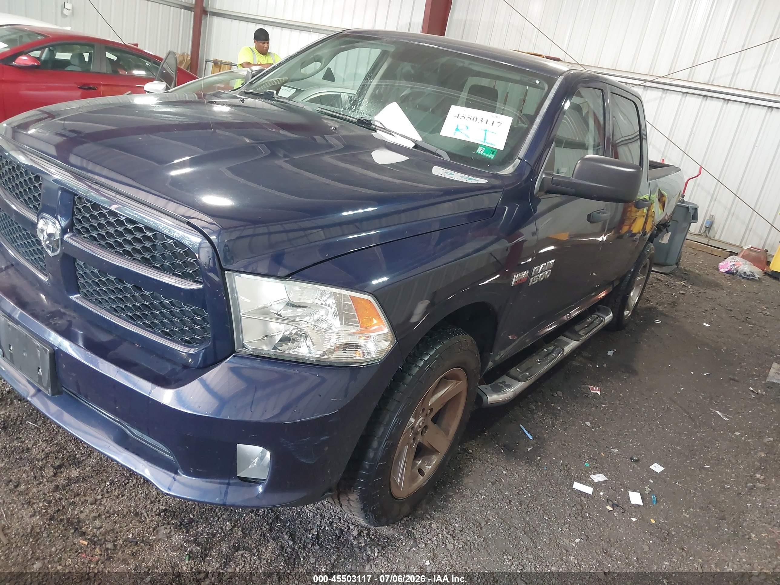2014 Ram 1500 Express Dark Blue vin: 1C6RR7KT0ES225762