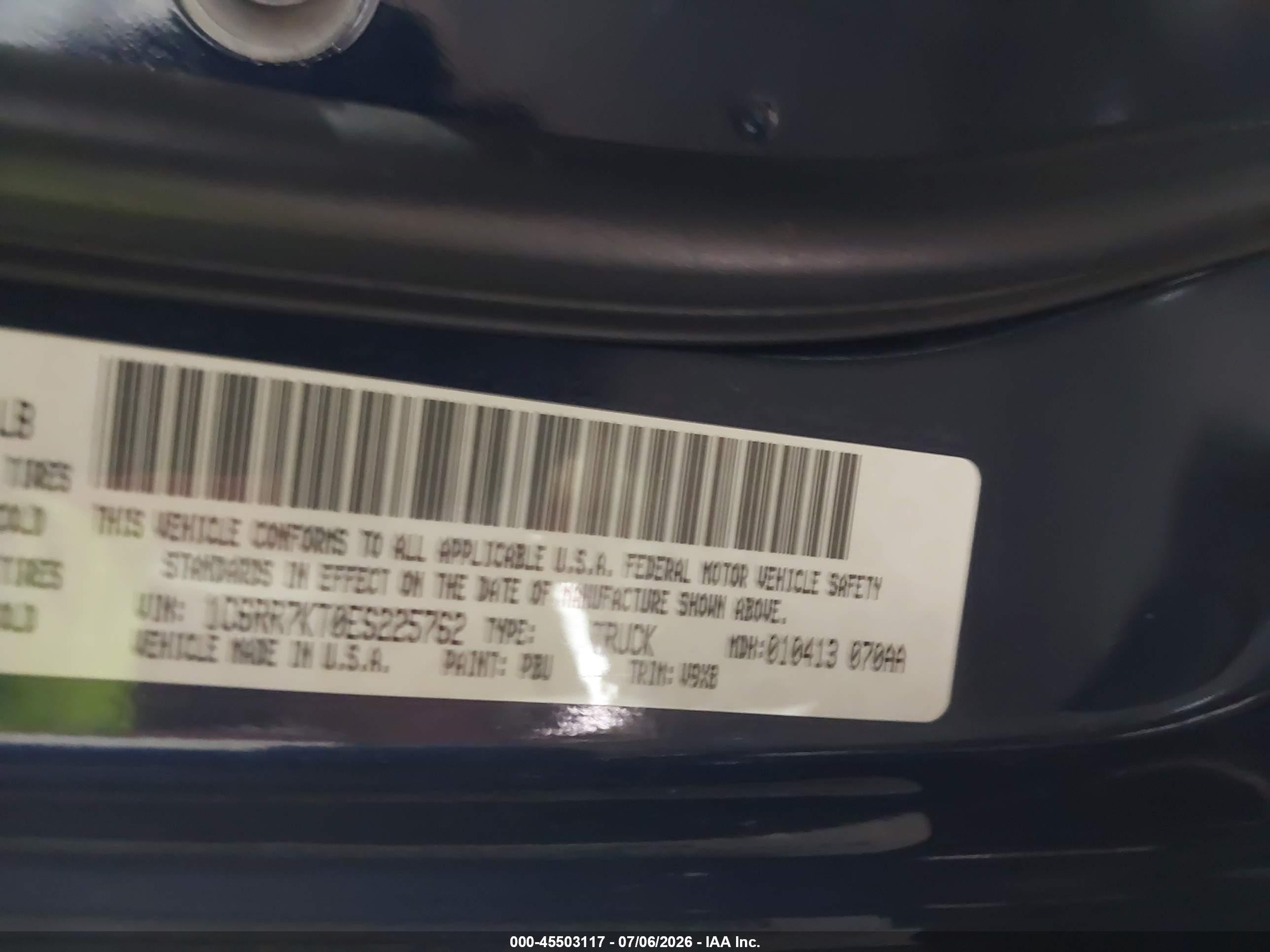 2014 Ram 1500 Express Dark Blue vin: 1C6RR7KT0ES225762