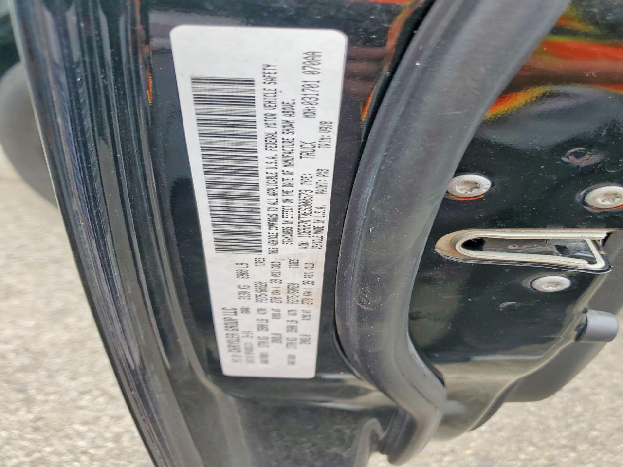 2014 Ram 1500 St Black vin: 1C6RR7KT0ES300573