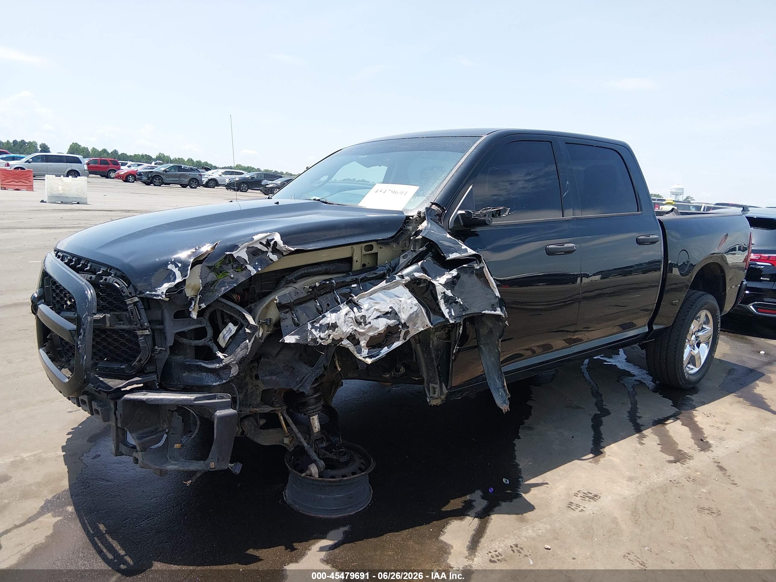 2014 Ram 1500 Express Black vin: 1C6RR7KT0ES432104