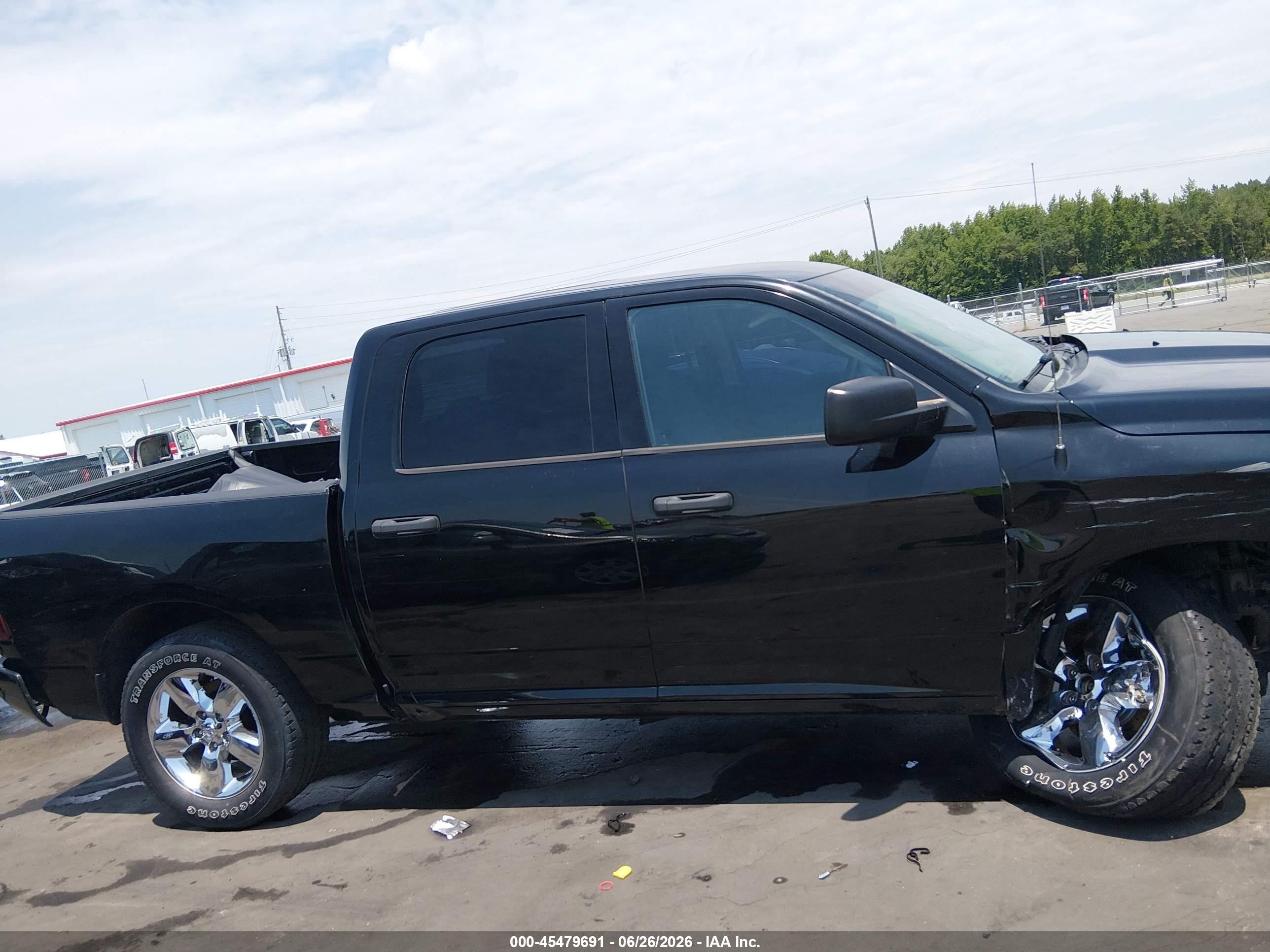 2014 Ram 1500 Express Black vin: 1C6RR7KT0ES432104