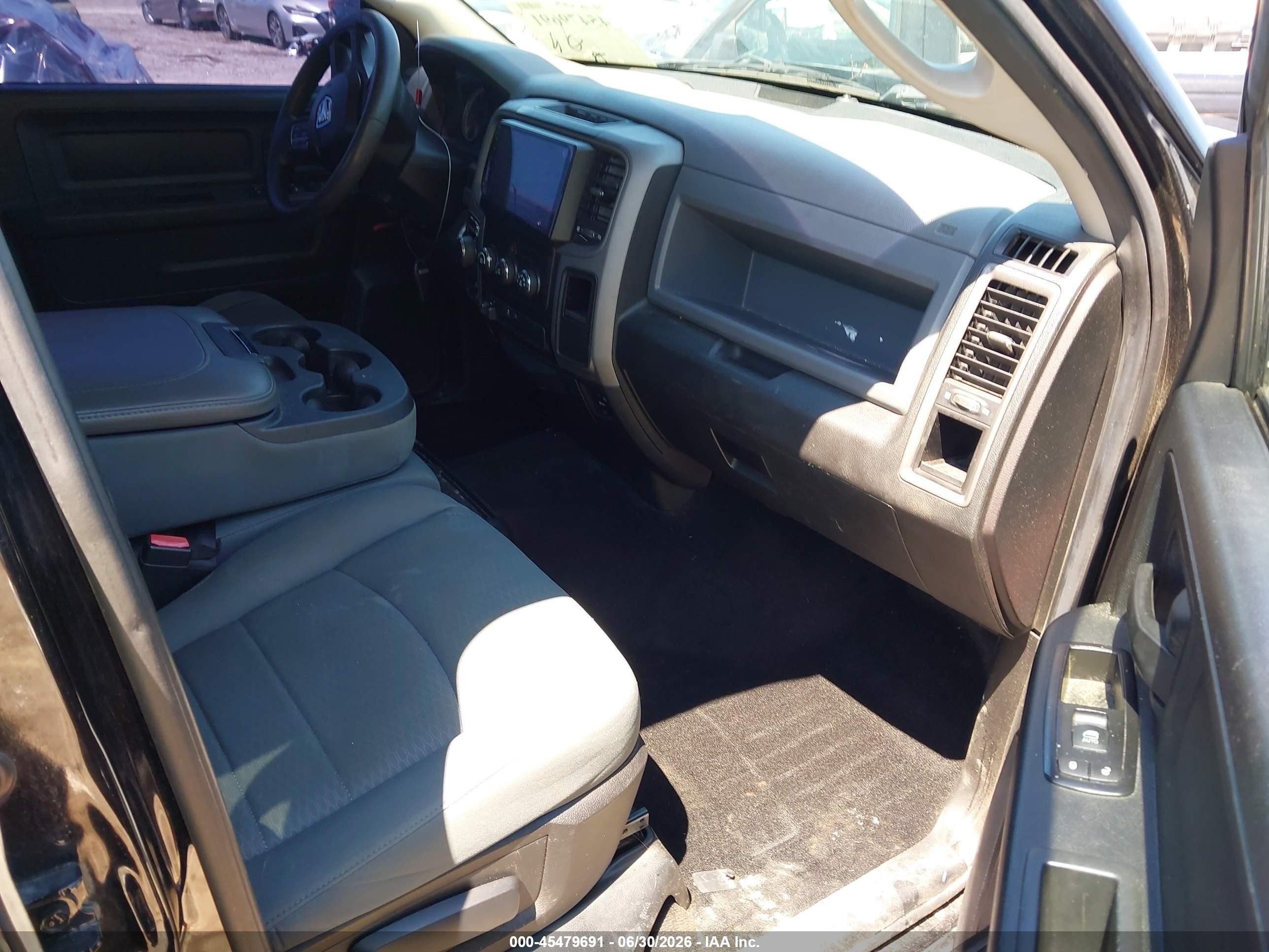 2014 Ram 1500 Express Black vin: 1C6RR7KT0ES432104