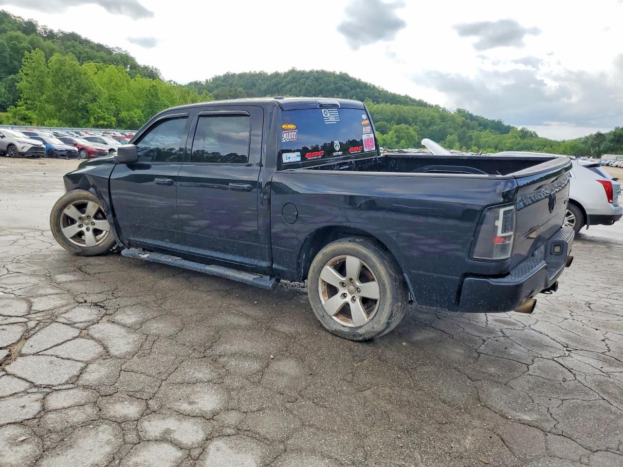 2015 Ram 1500 St Черный vin: 1C6RR7KT0FS551689