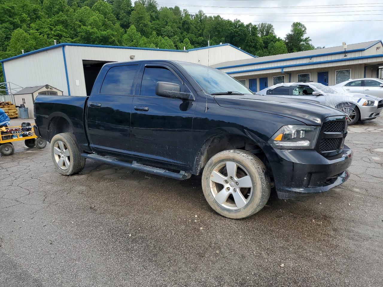 2015 Ram 1500 St Черный vin: 1C6RR7KT0FS551689