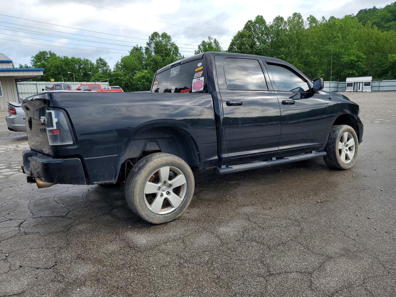 2015 Ram 1500 St Черный vin: 1C6RR7KT0FS551689