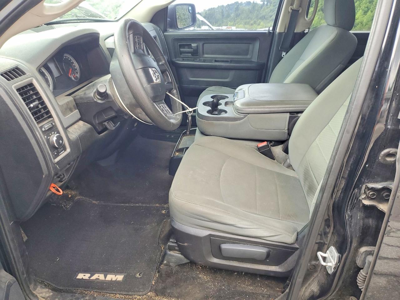 2015 Ram 1500 St Черный vin: 1C6RR7KT0FS551689