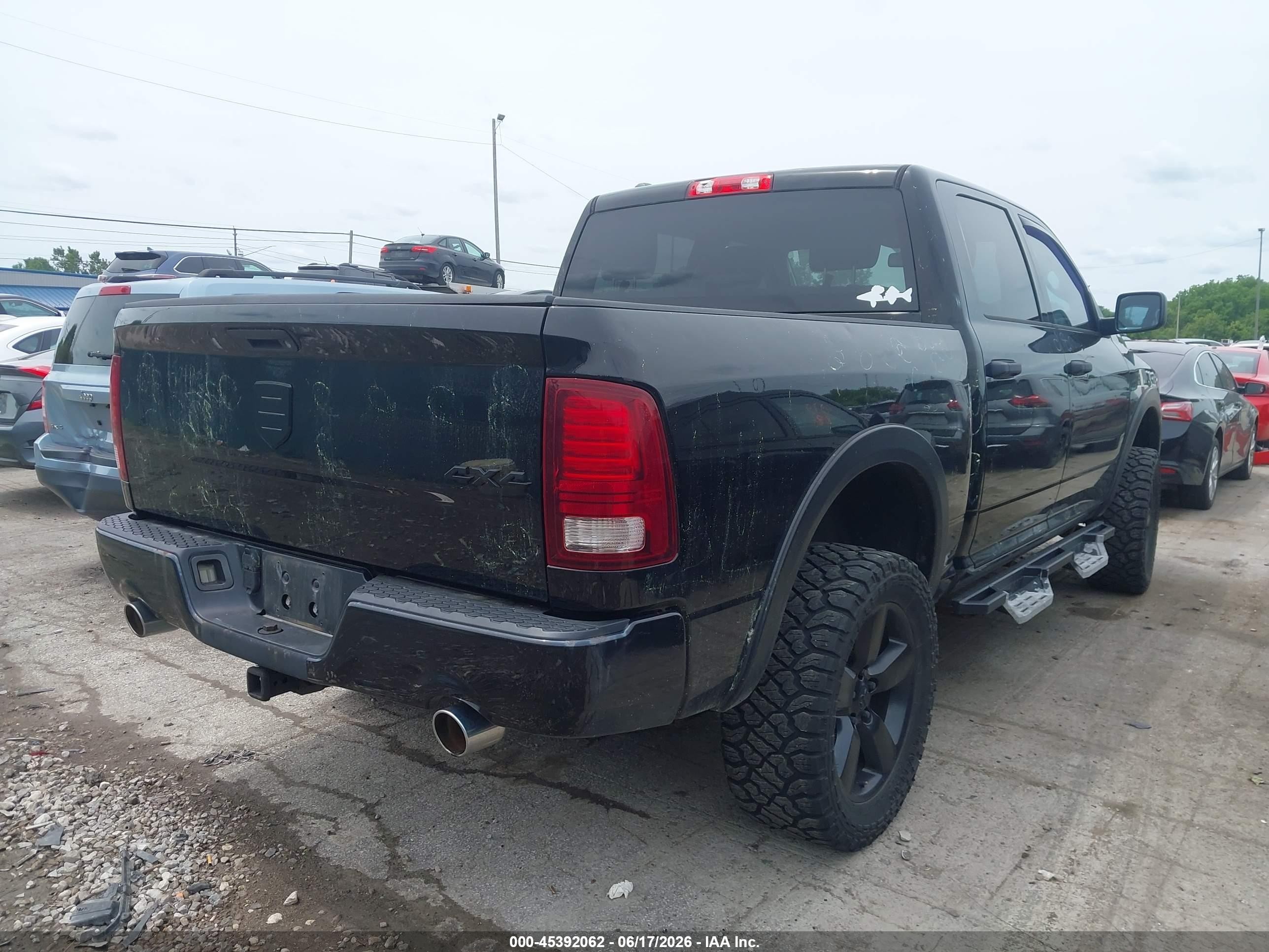 2015 Ram 1500 Express Black vin: 1C6RR7KT0FS556391