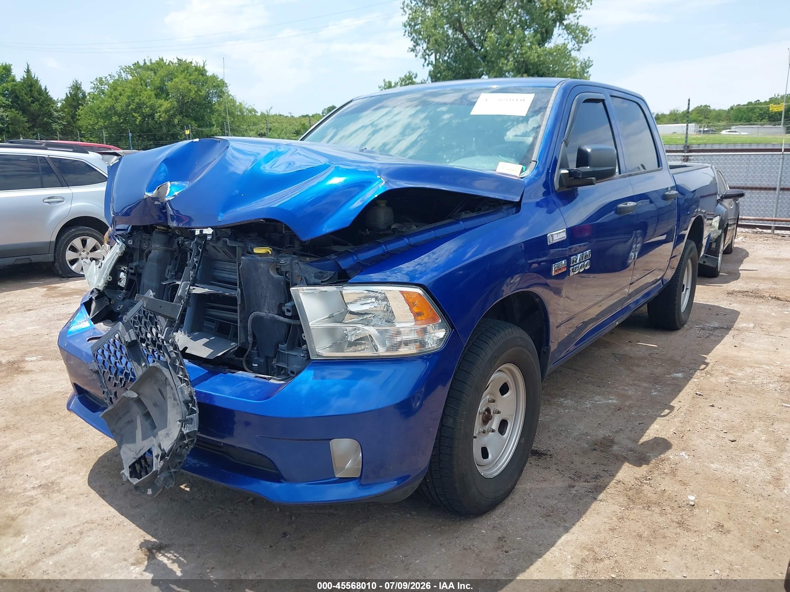 2014 Ram 1500 Express Blue vin: 1C6RR7KT1ES263890