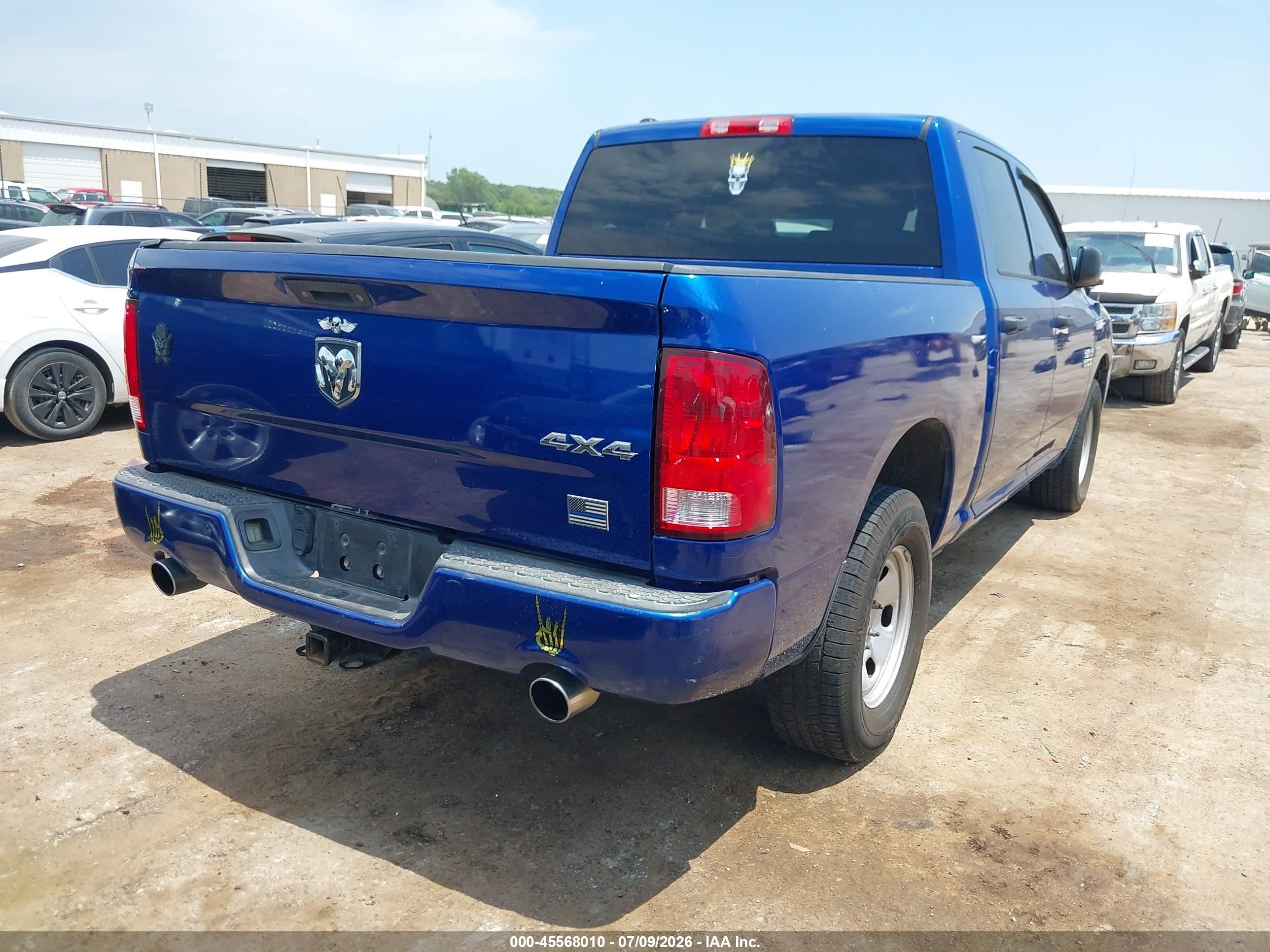 2014 Ram 1500 Express Blue vin: 1C6RR7KT1ES263890
