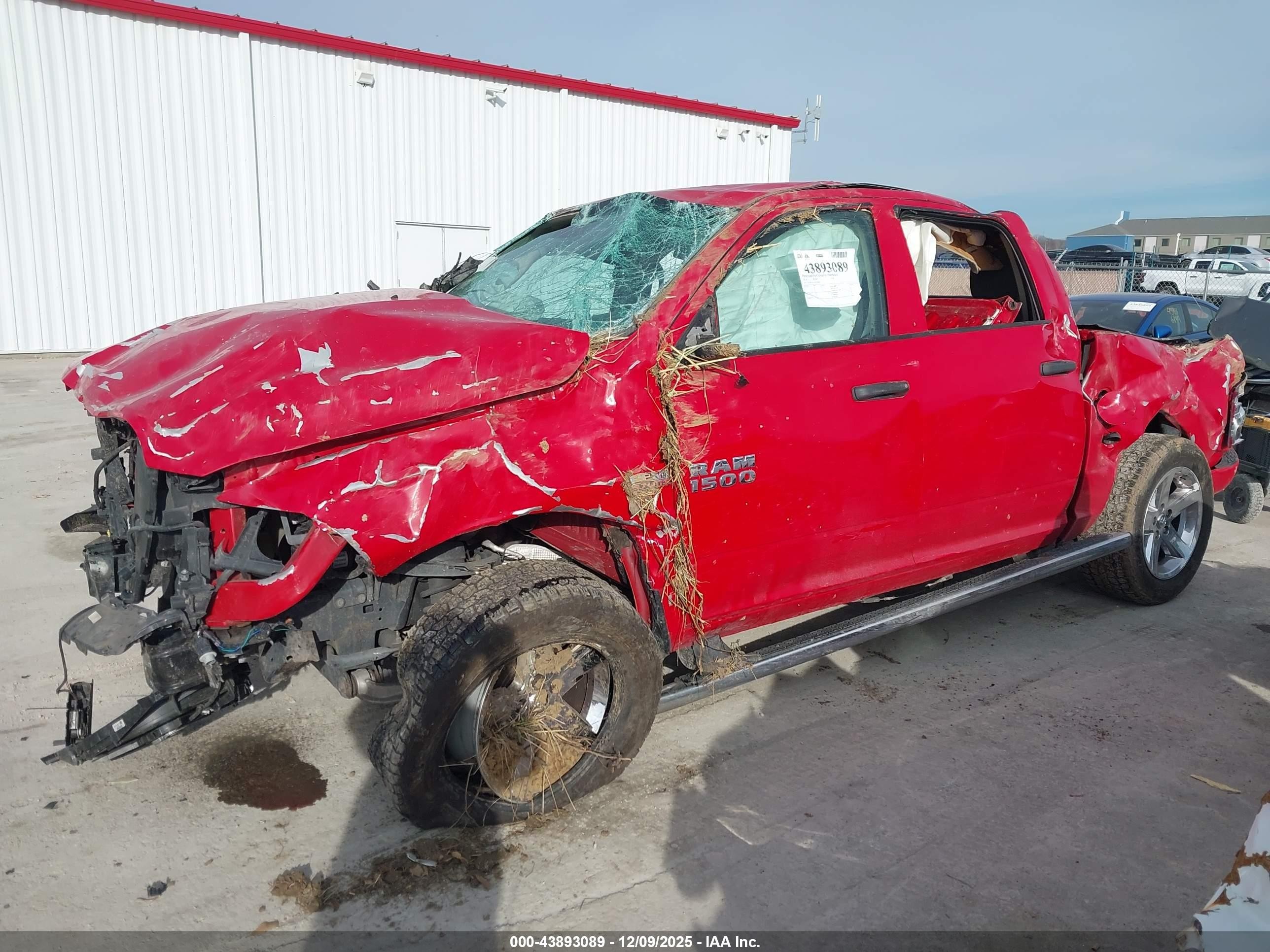 2016 Ram 1500 Express Red vin: 1C6RR7KT1GS158589