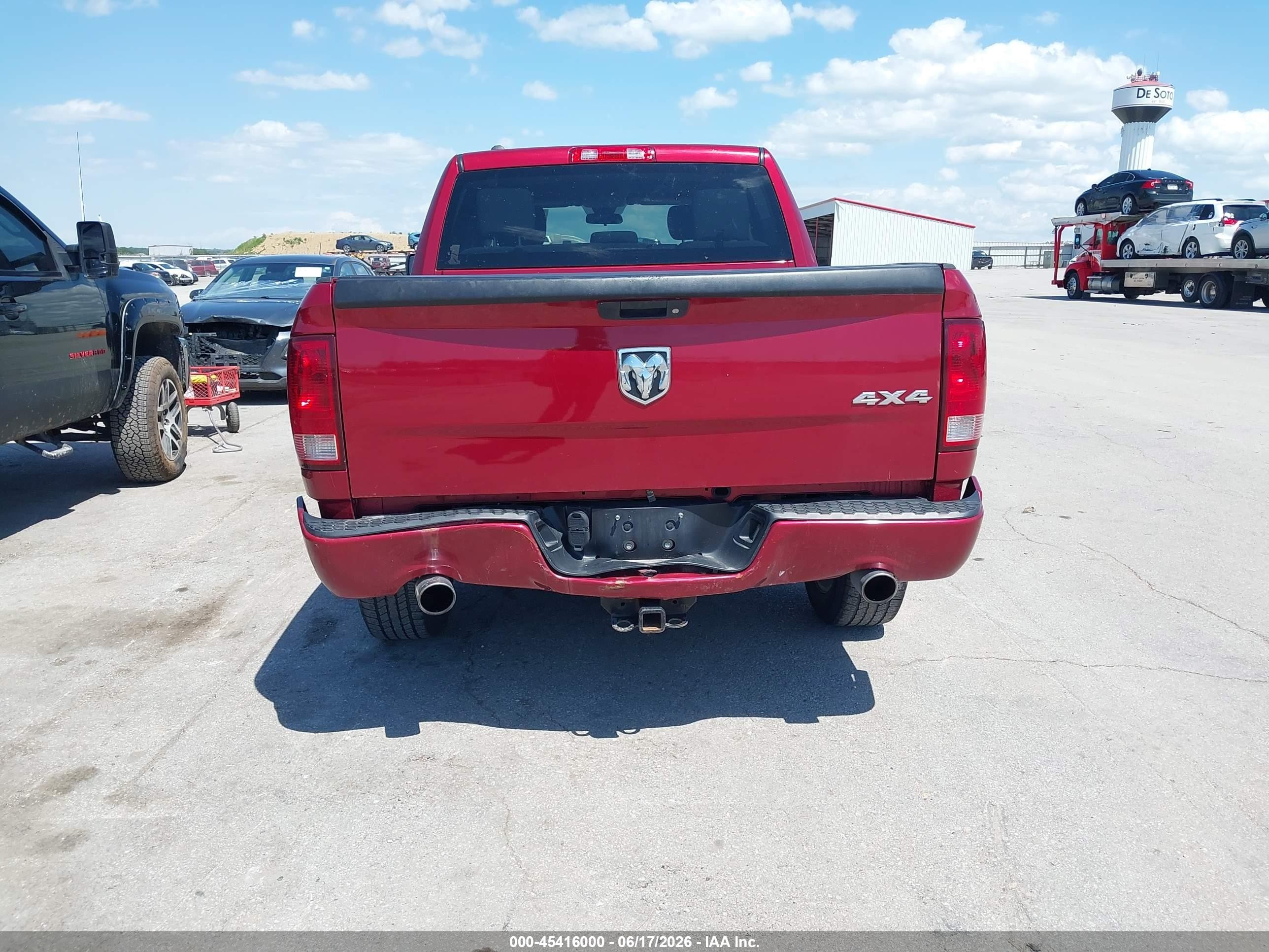 2013 Ram 1500 Express Red vin: 1C6RR7KT2DS648454