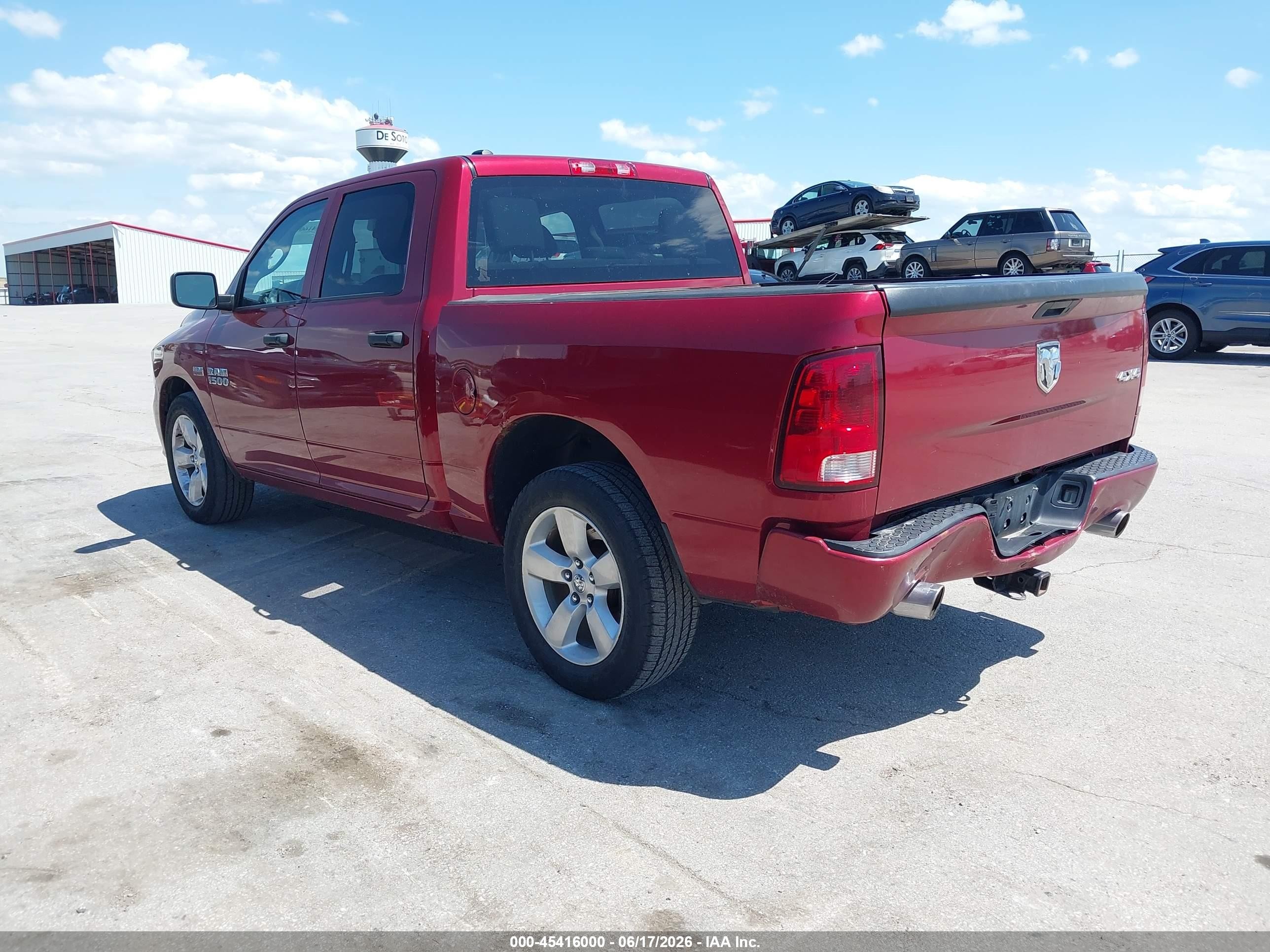 2013 Ram 1500 Express Red vin: 1C6RR7KT2DS648454