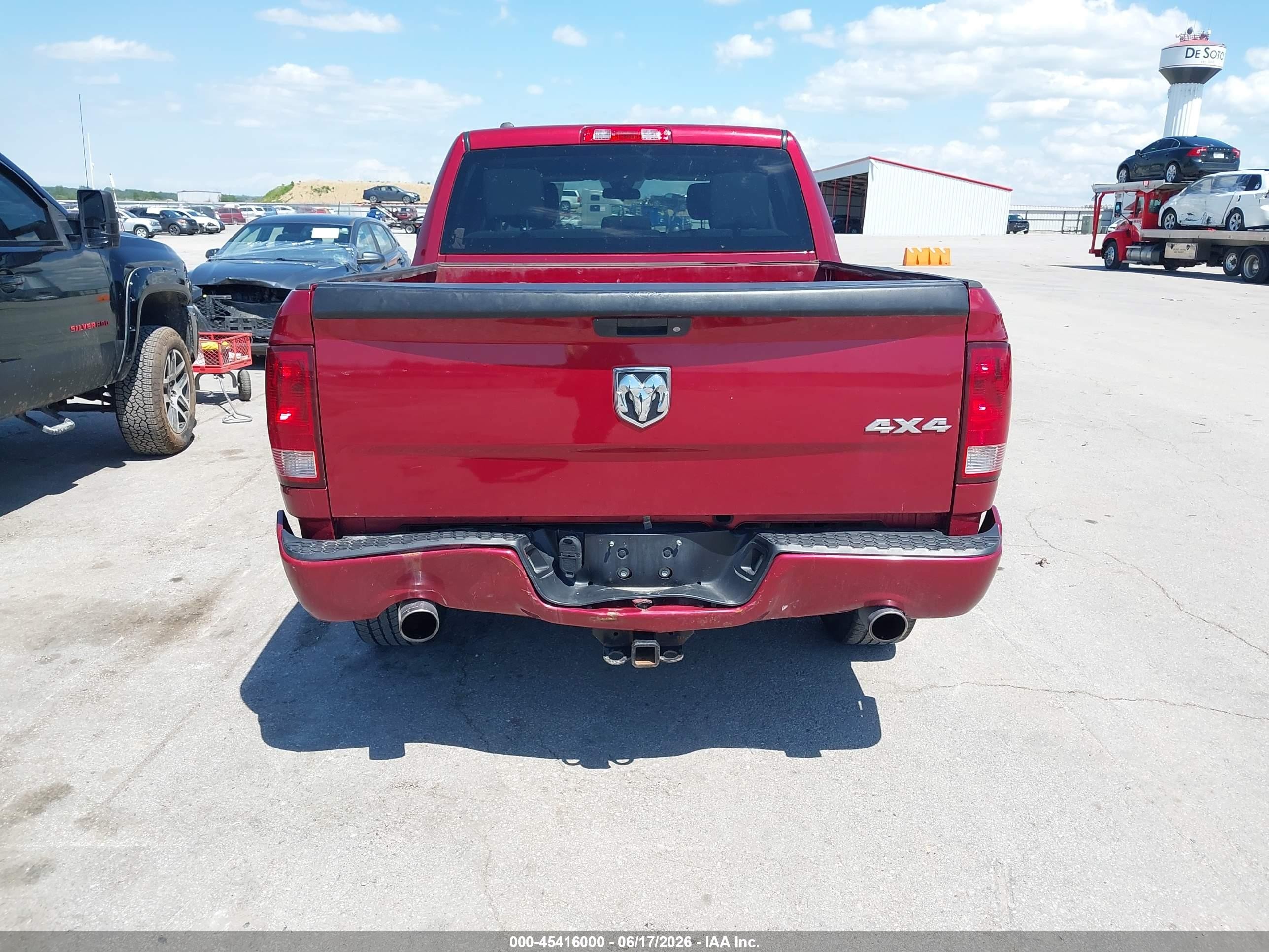 2013 Ram 1500 Express Red vin: 1C6RR7KT2DS648454
