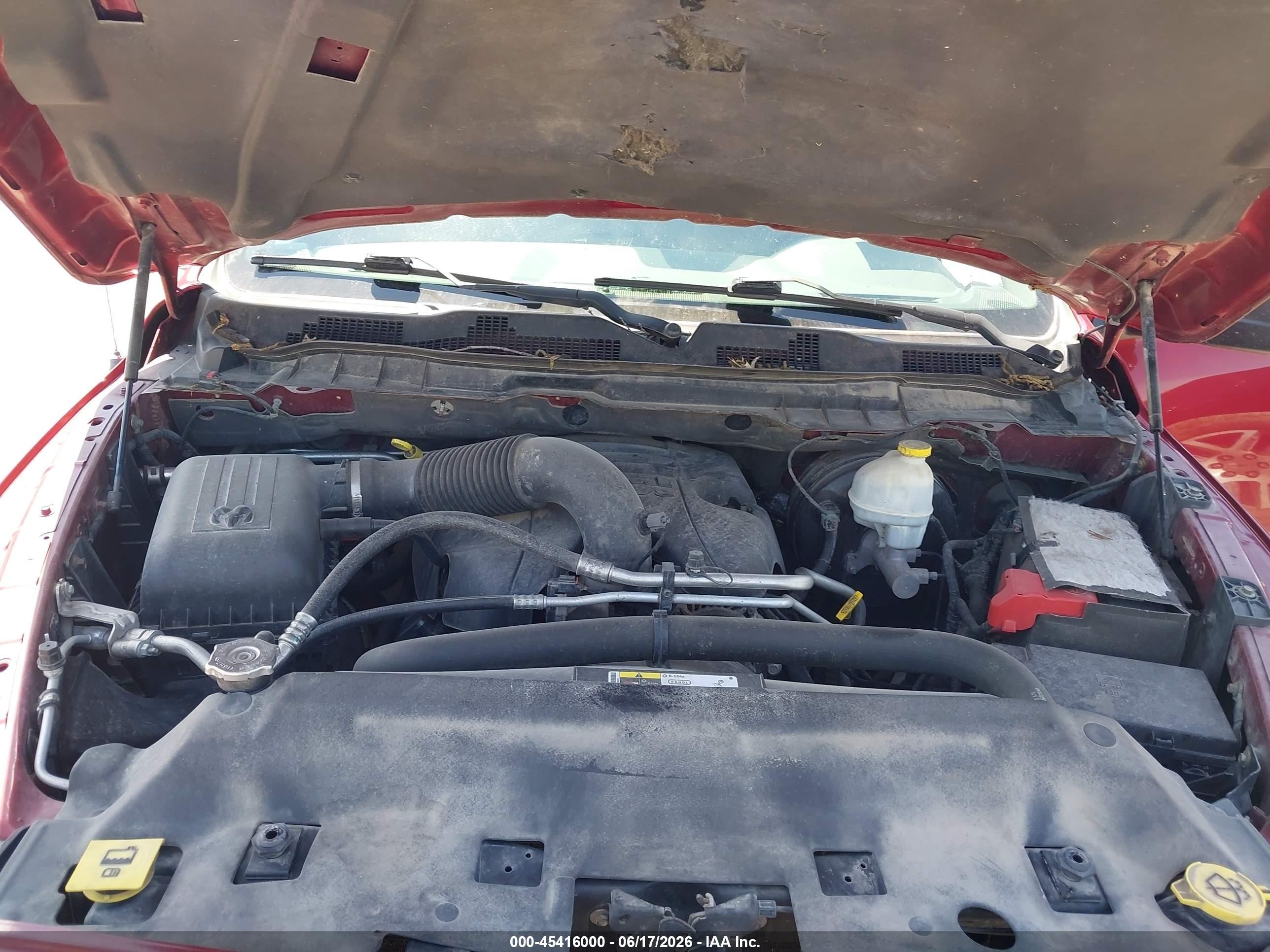 2013 Ram 1500 Express Red vin: 1C6RR7KT2DS648454
