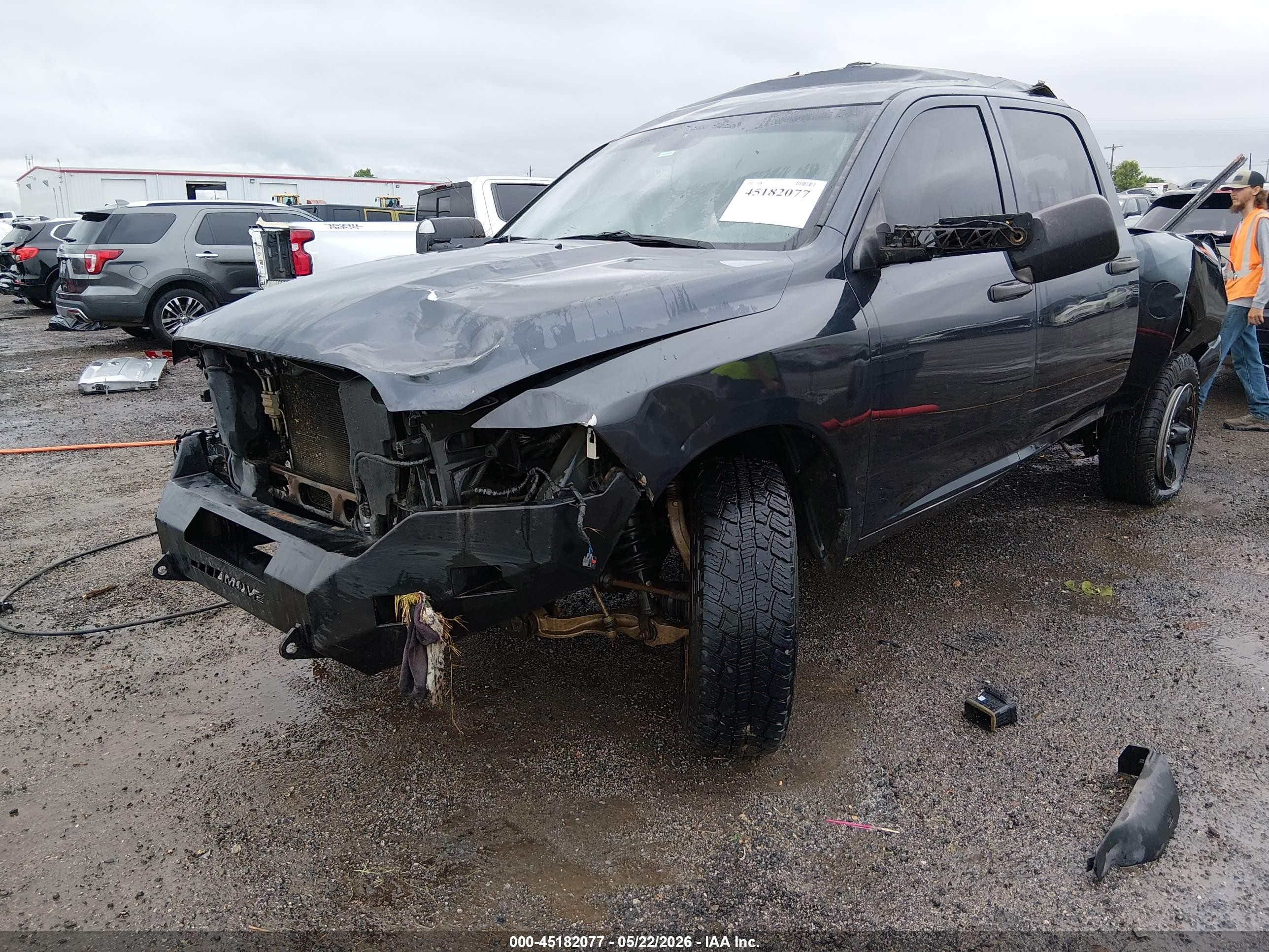 2014 Ram 1500 Express Black vin: 1C6RR7KT2ES209790