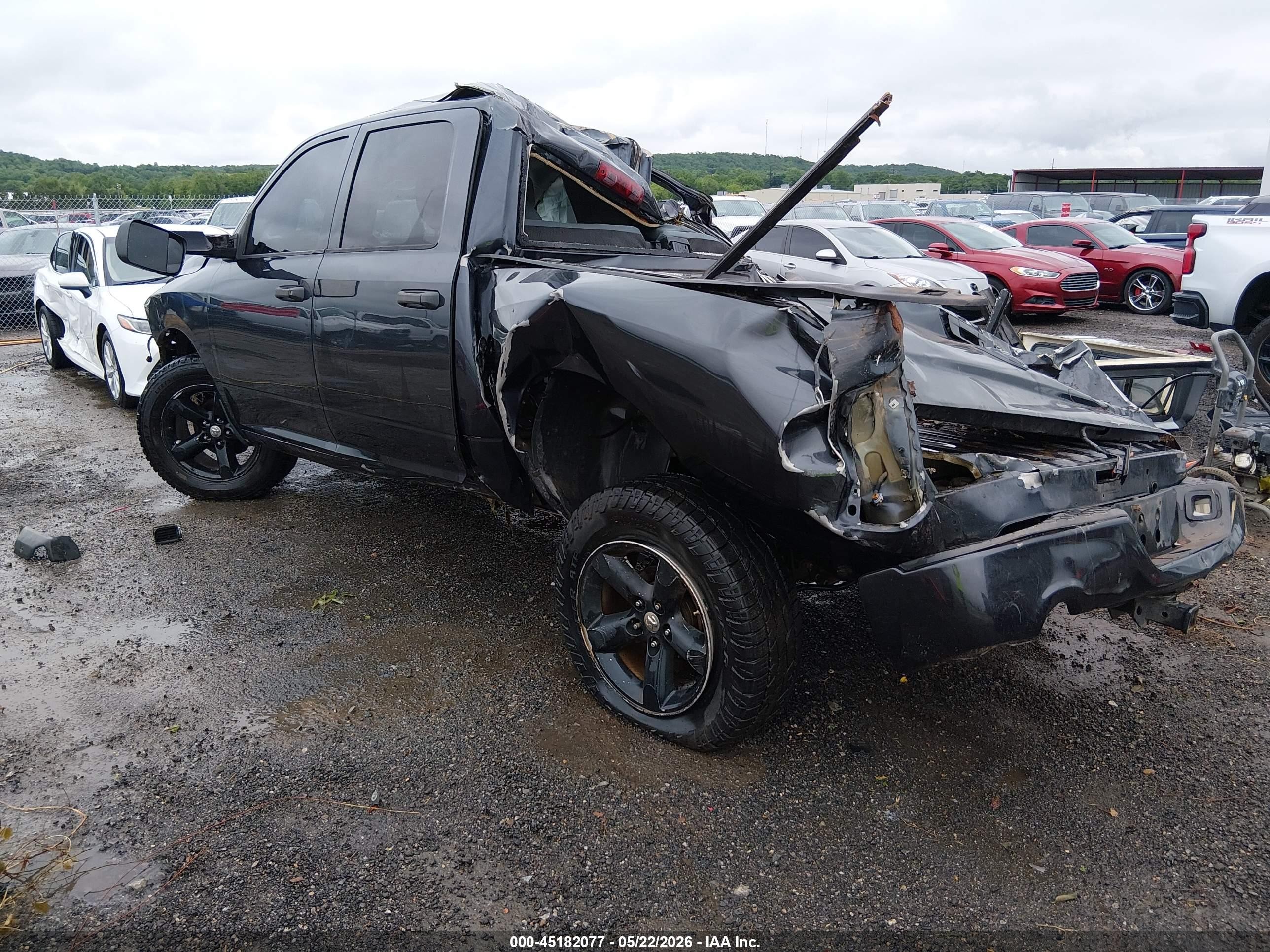 2014 Ram 1500 Express Black vin: 1C6RR7KT2ES209790