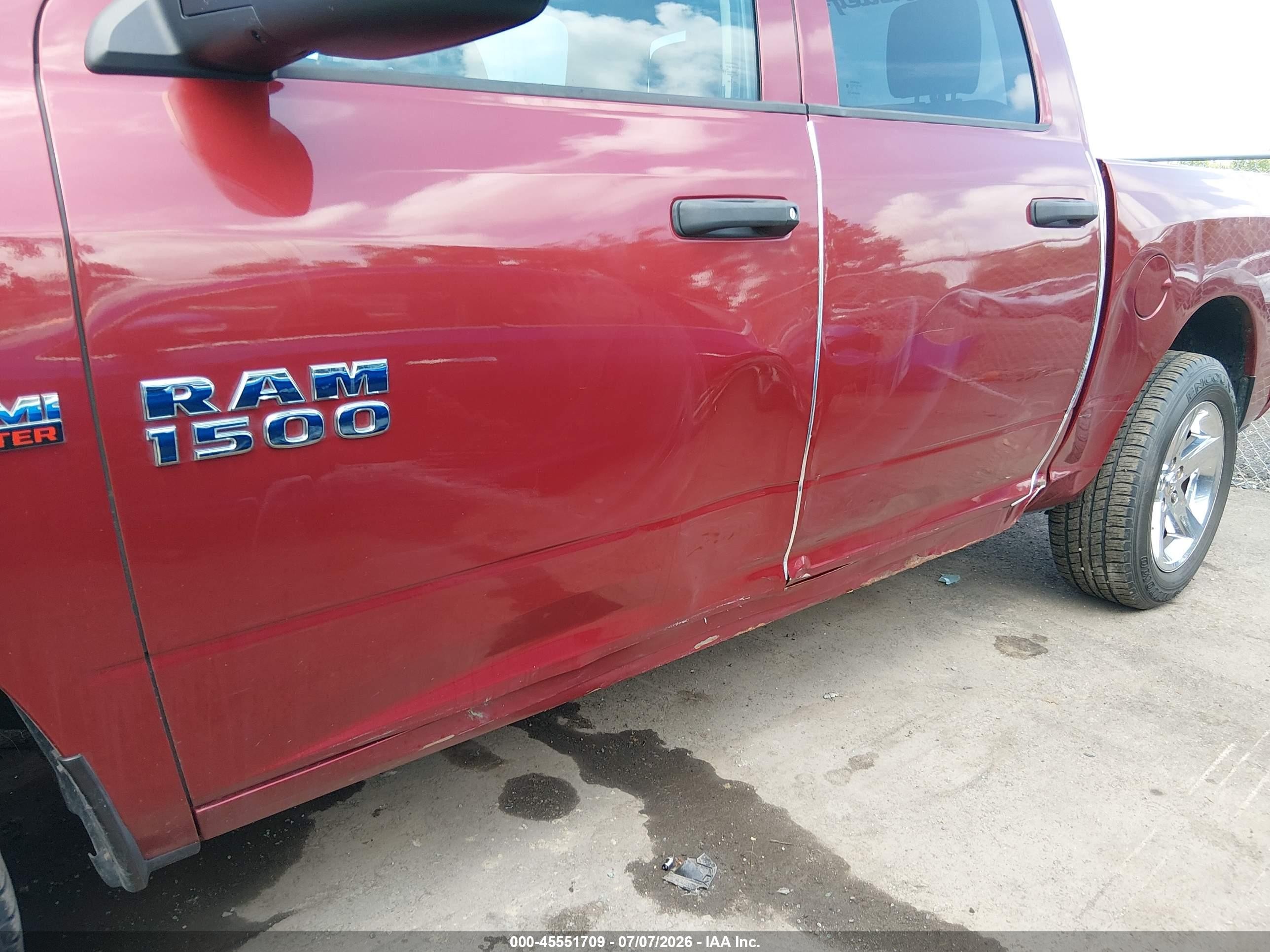 2014 Ram 1500 Express Red vin: 1C6RR7KT2ES263865