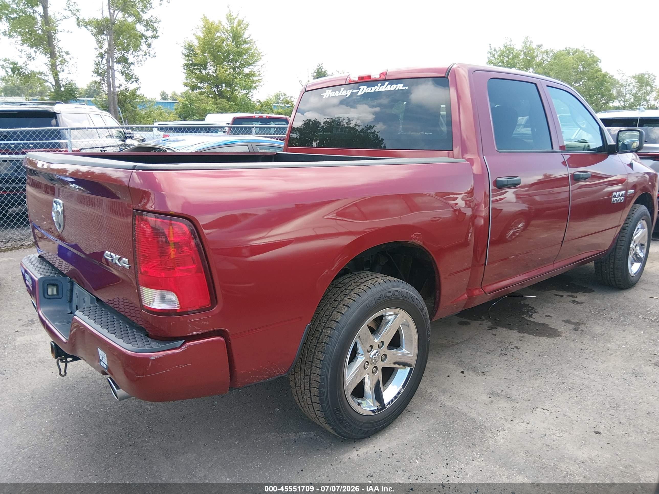 2014 Ram 1500 Express Red vin: 1C6RR7KT2ES263865