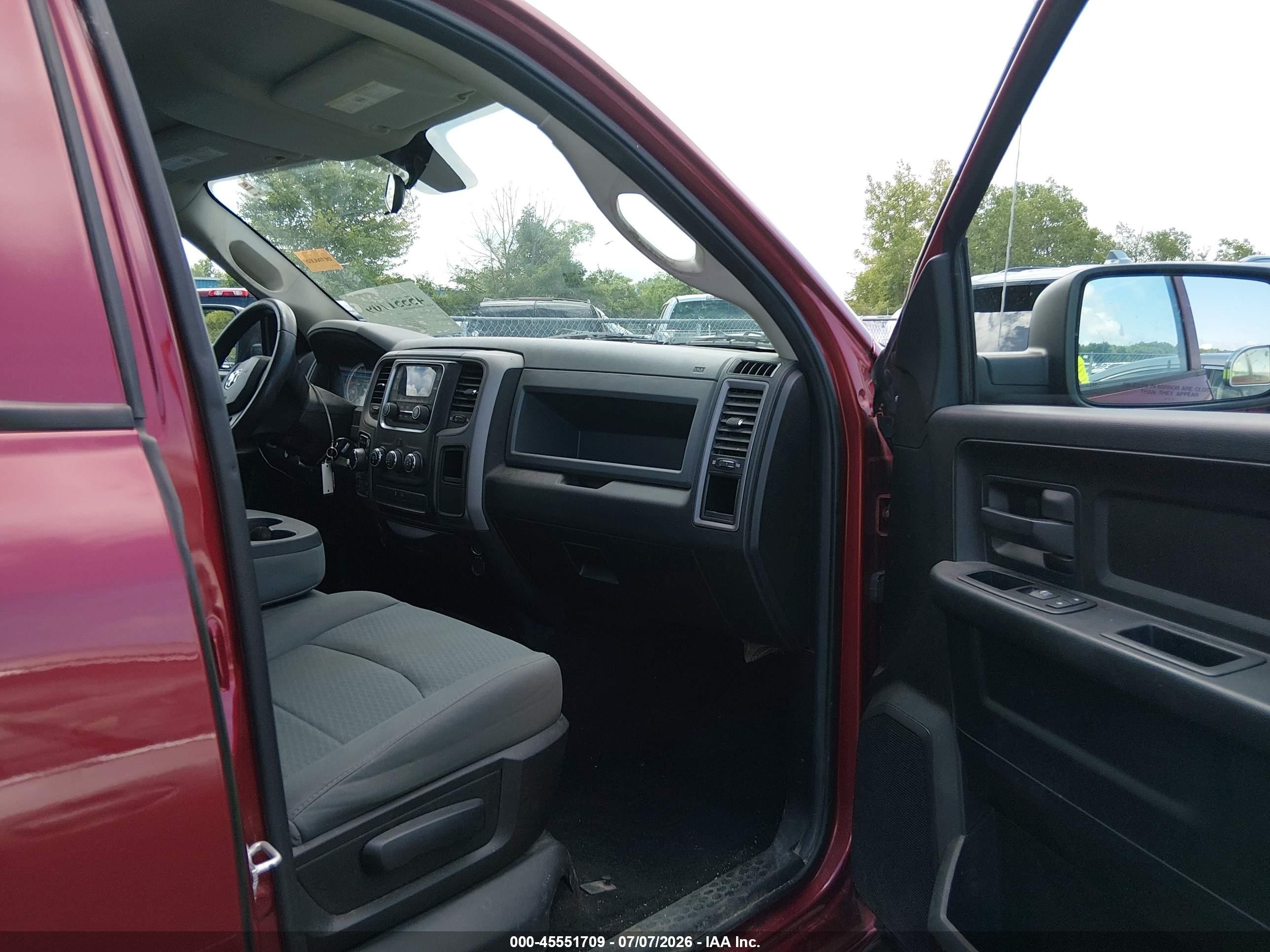 2014 Ram 1500 Express Red vin: 1C6RR7KT2ES263865