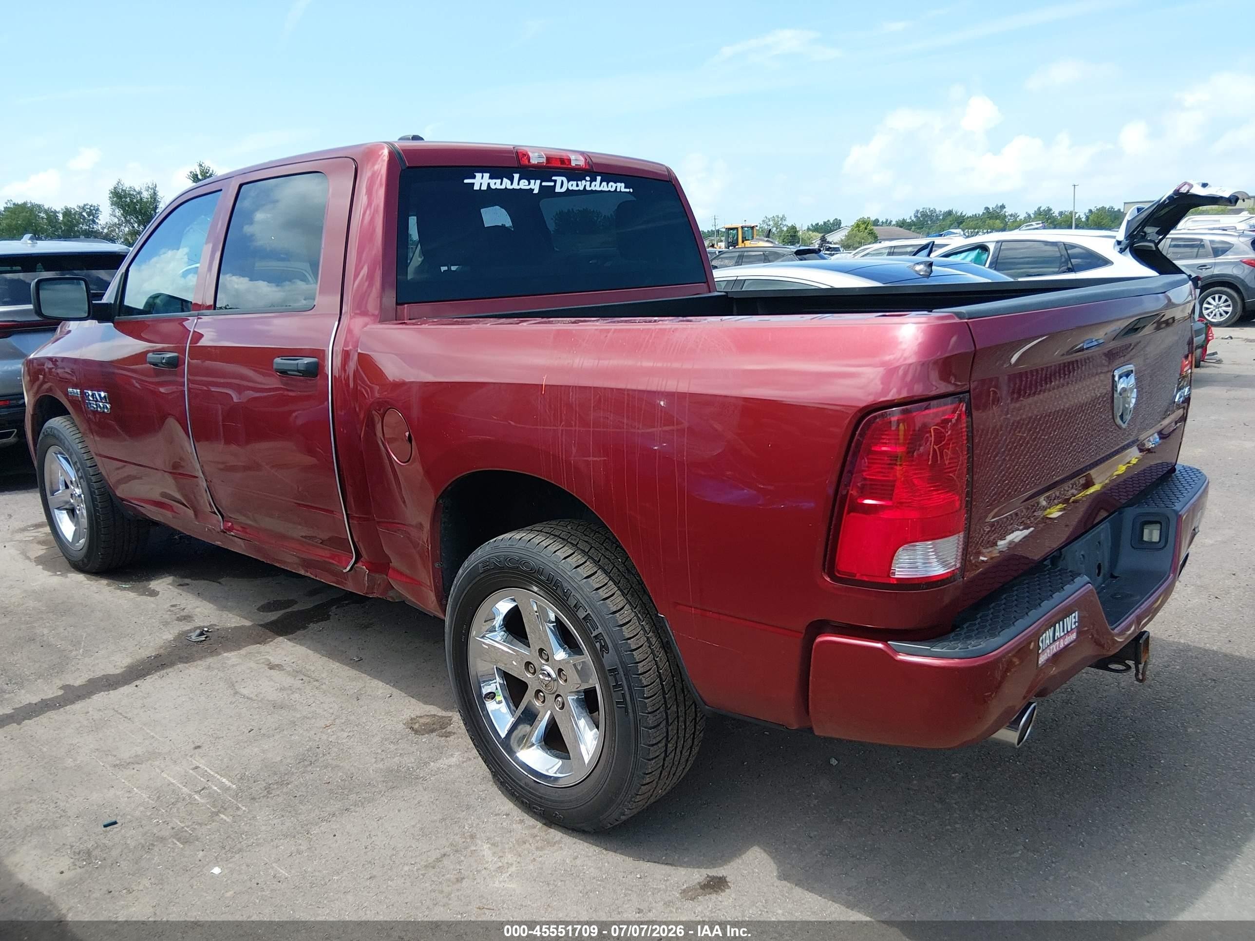 2014 Ram 1500 Express Red vin: 1C6RR7KT2ES263865