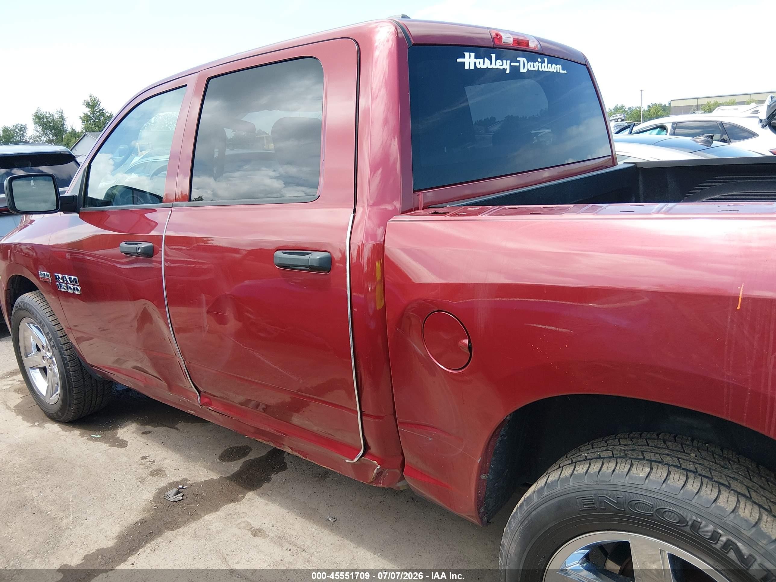 2014 Ram 1500 Express Red vin: 1C6RR7KT2ES263865