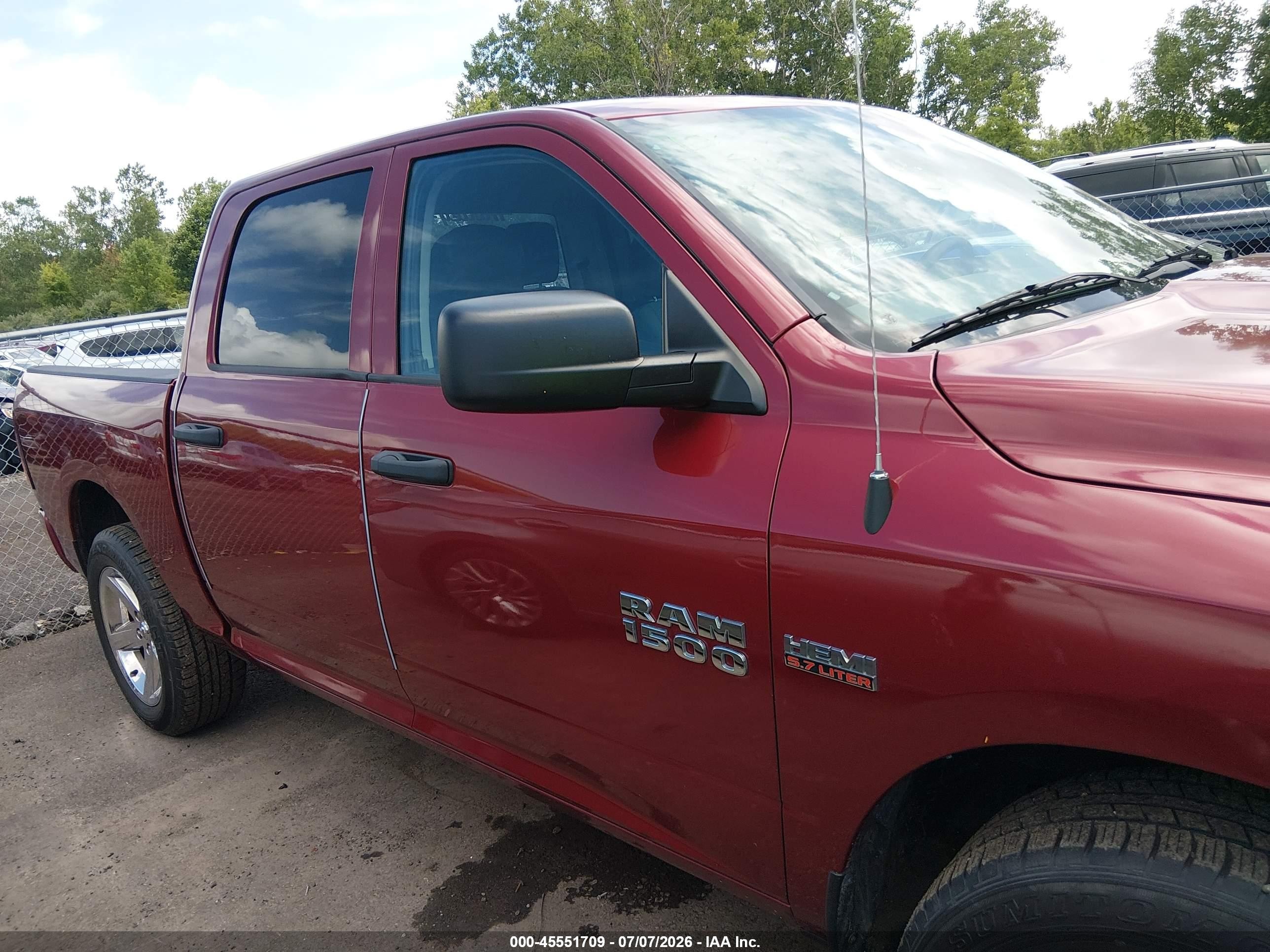 2014 Ram 1500 Express Red vin: 1C6RR7KT2ES263865