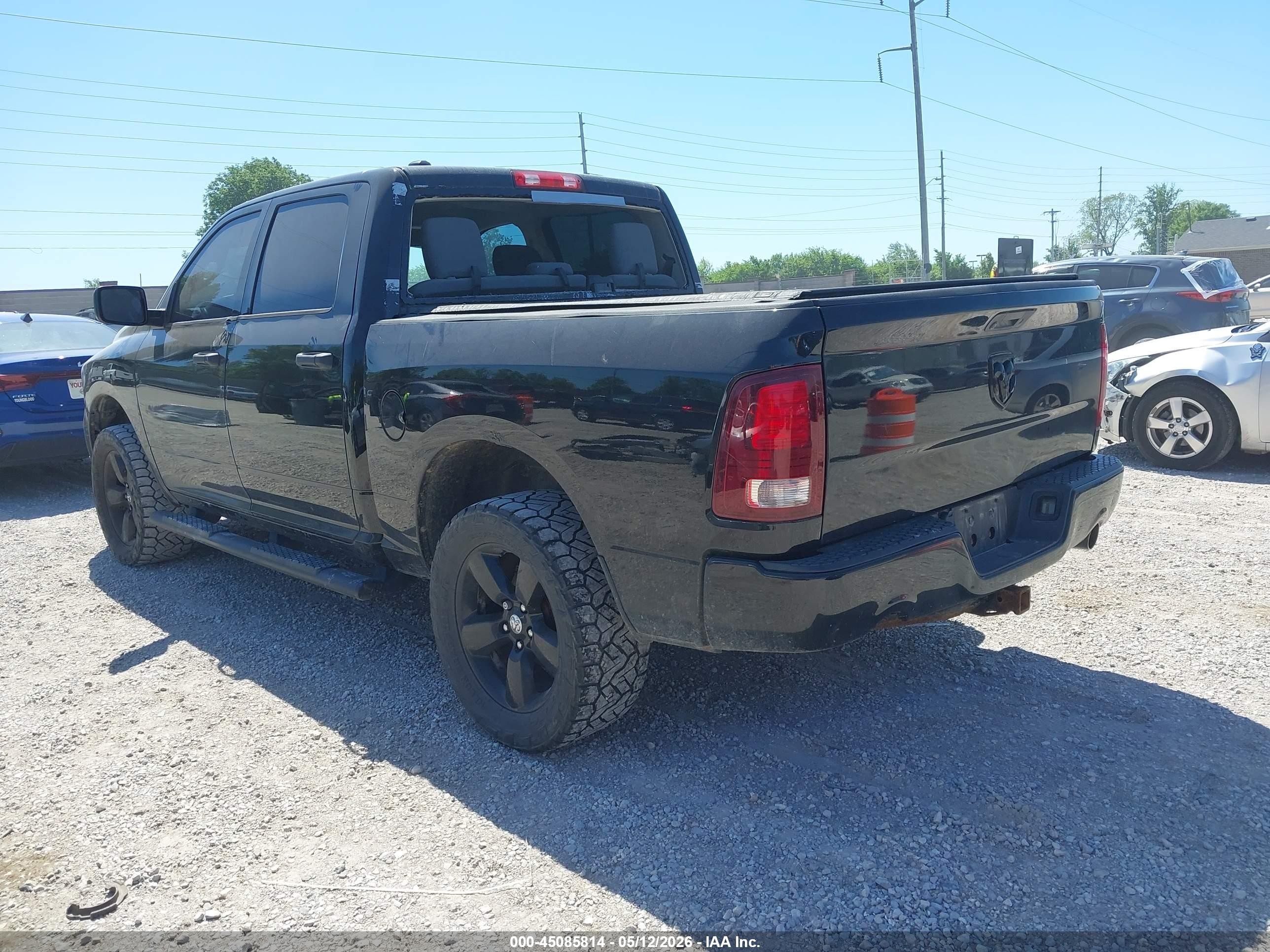 2014 Ram 1500 Express Black vin: 1C6RR7KT2ES289916