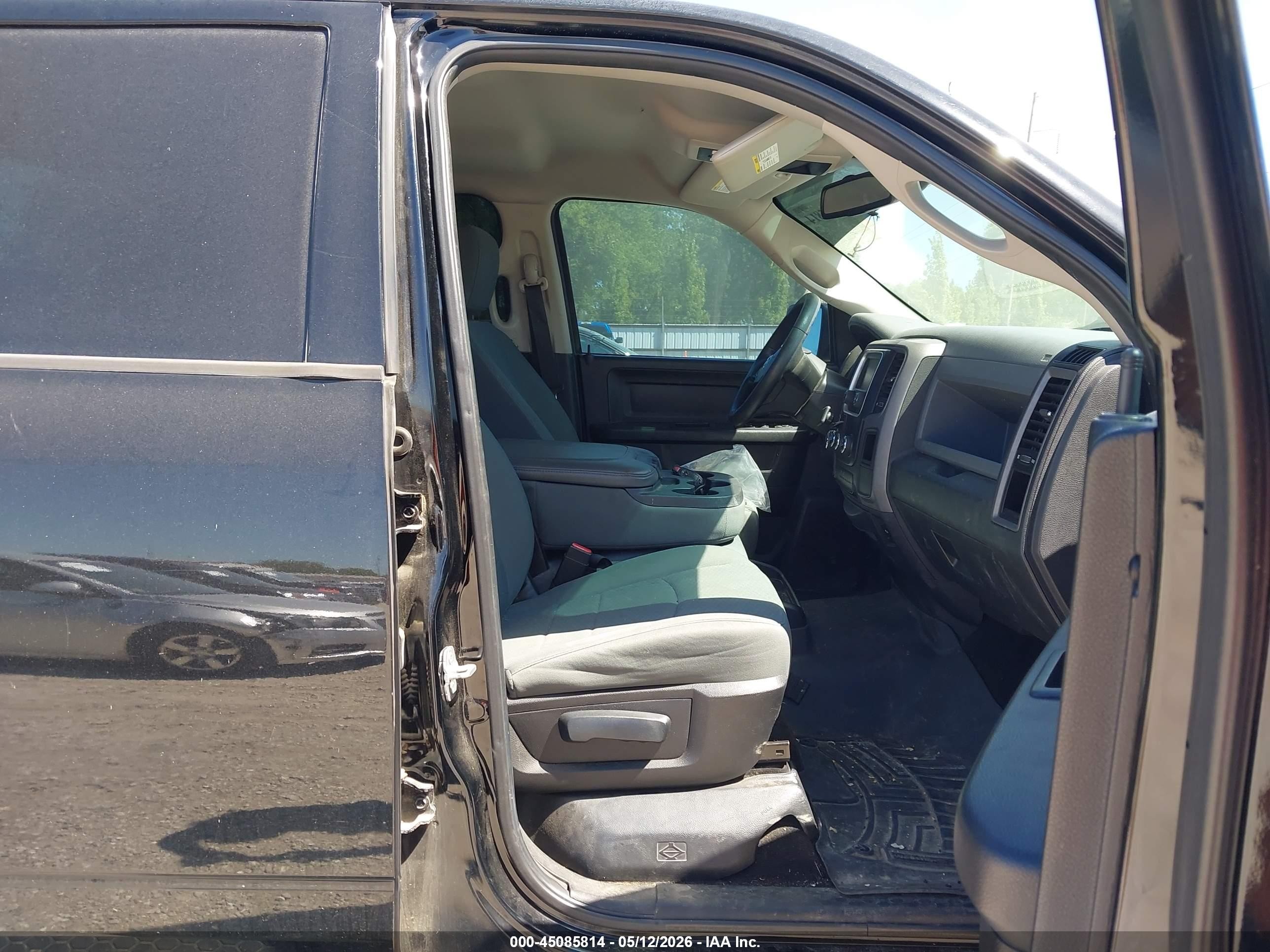 2014 Ram 1500 Express Black vin: 1C6RR7KT2ES289916