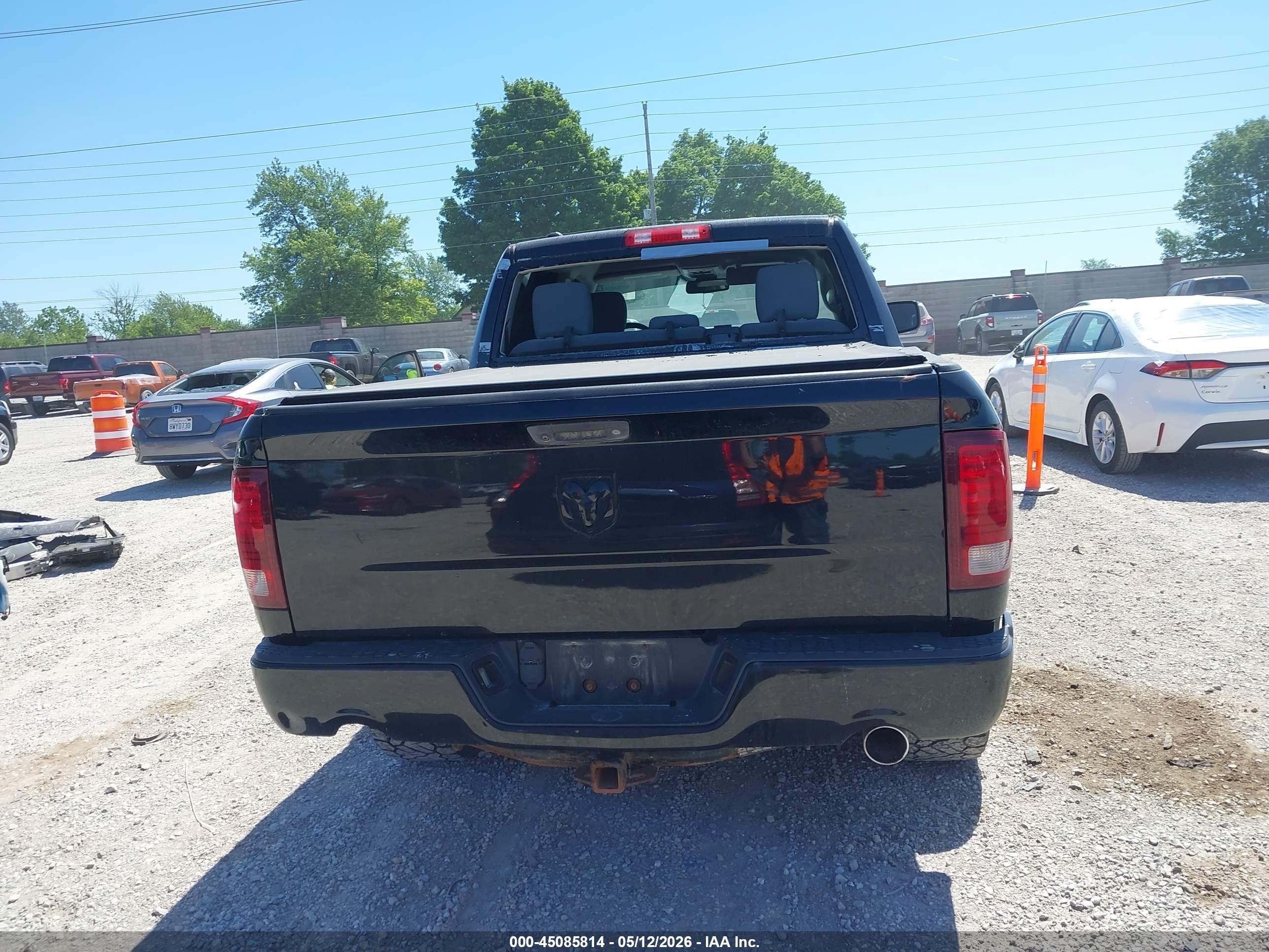 2014 Ram 1500 Express Black vin: 1C6RR7KT2ES289916