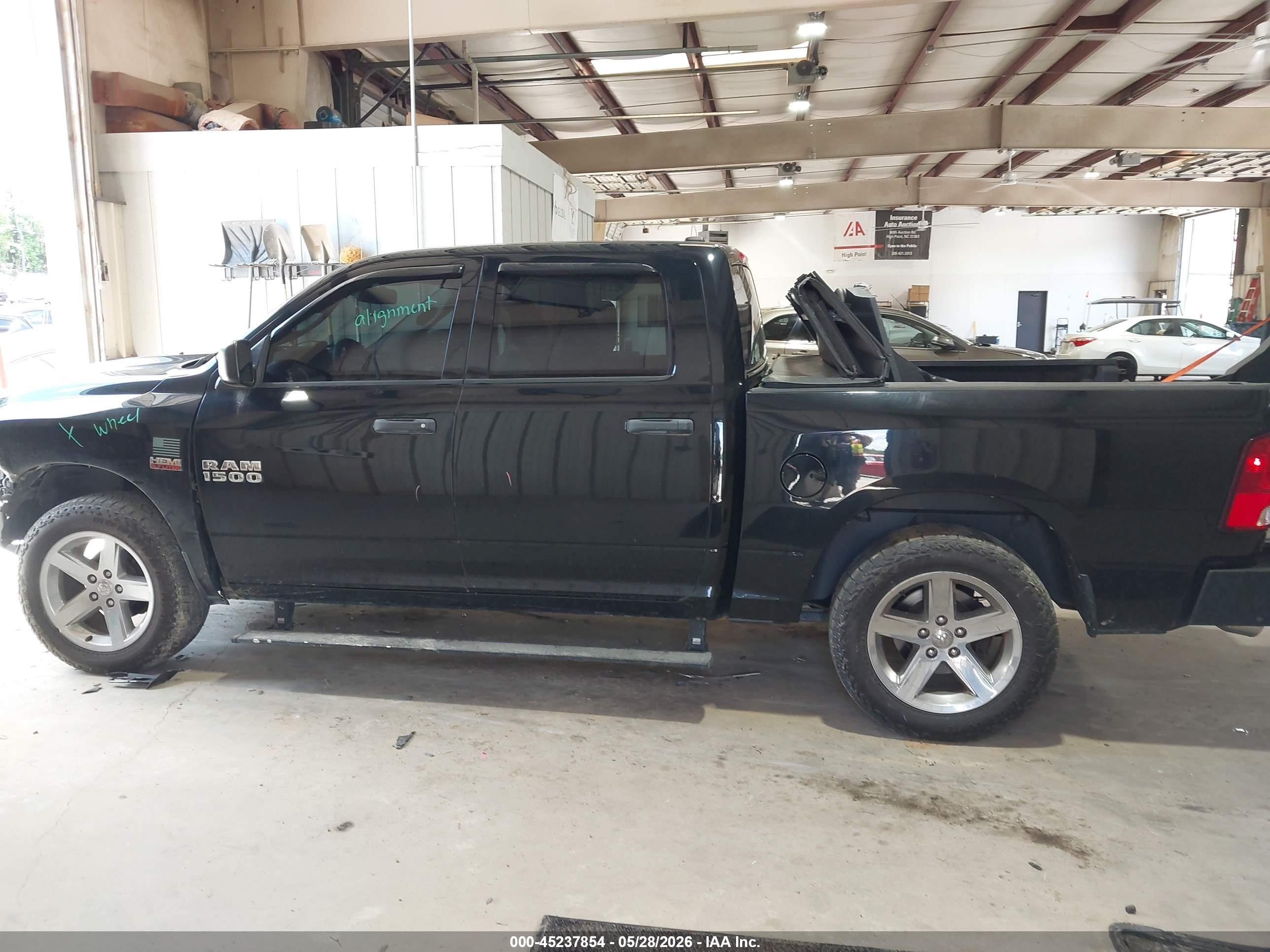 2014 Ram 1500 Express Black vin: 1C6RR7KT2ES343781