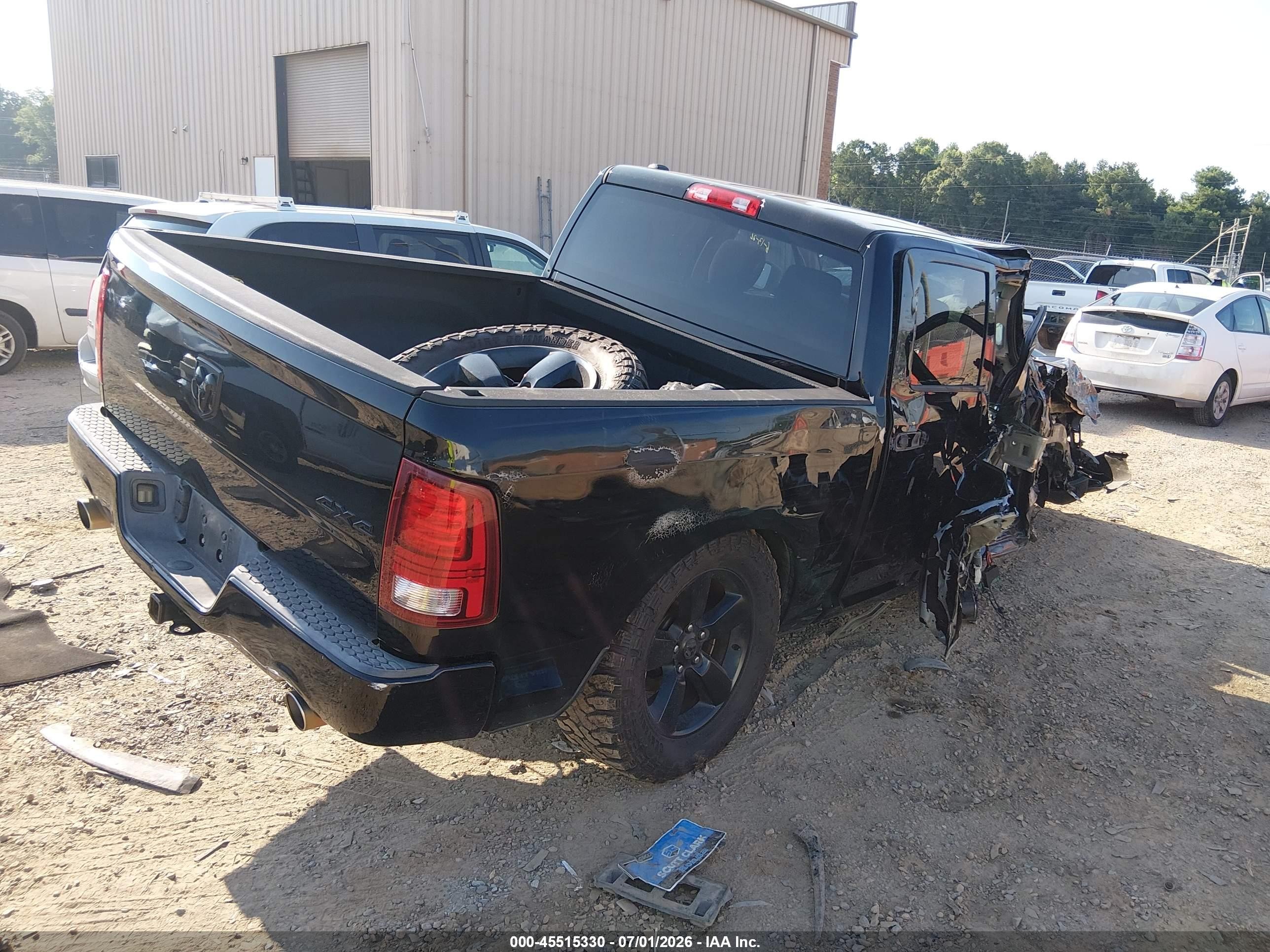 2014 Ram 1500 Express Black vin: 1C6RR7KT2ES348978