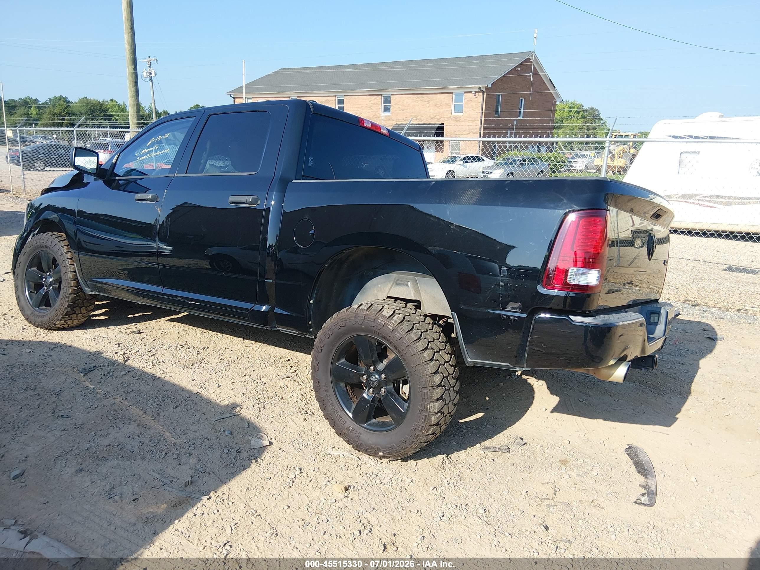 2014 Ram 1500 Express Black vin: 1C6RR7KT2ES348978